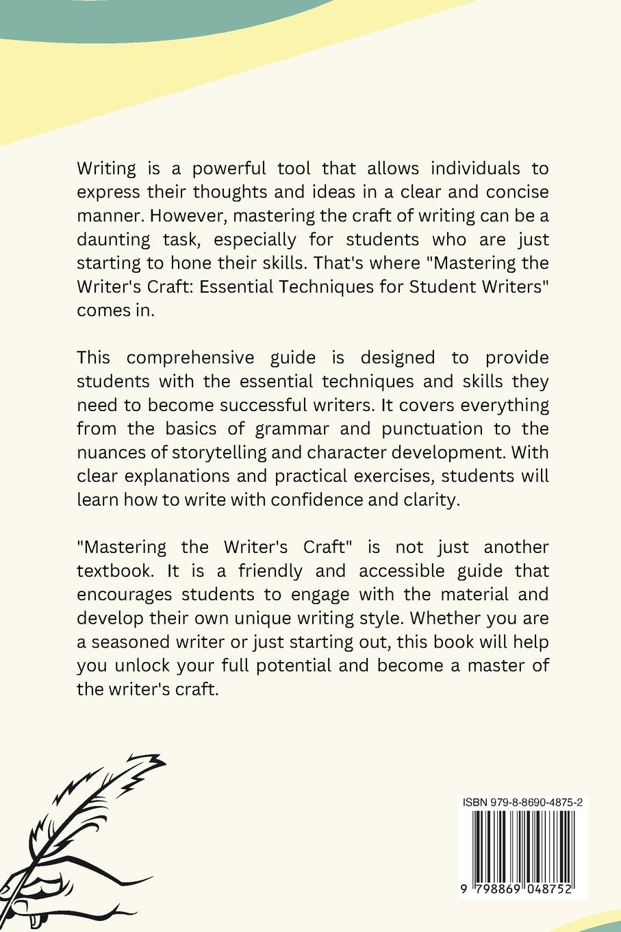 Rückseitencover Mastering the Writer's Craft