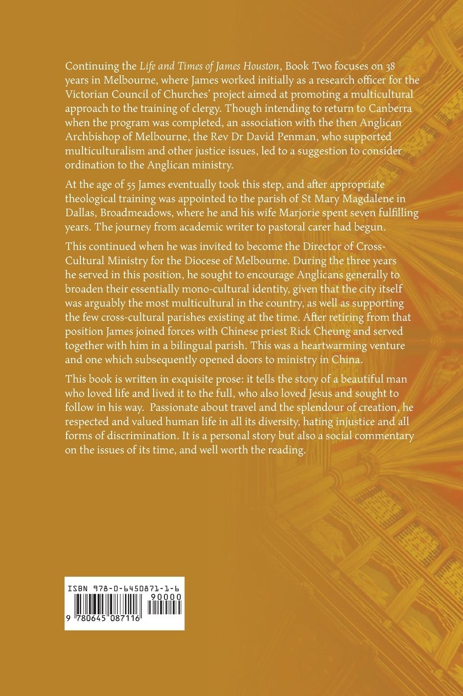 Rückseitencover RIDE OF A LIFETIME | The Life and Times of James Houston. Book Two