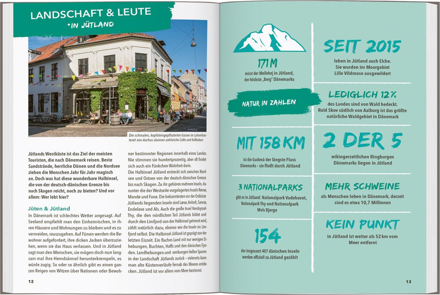 Beispielinhalt (Bild) MARCO POLO OUTDOOR GUIDE Reiseführer Jütland Dänemark