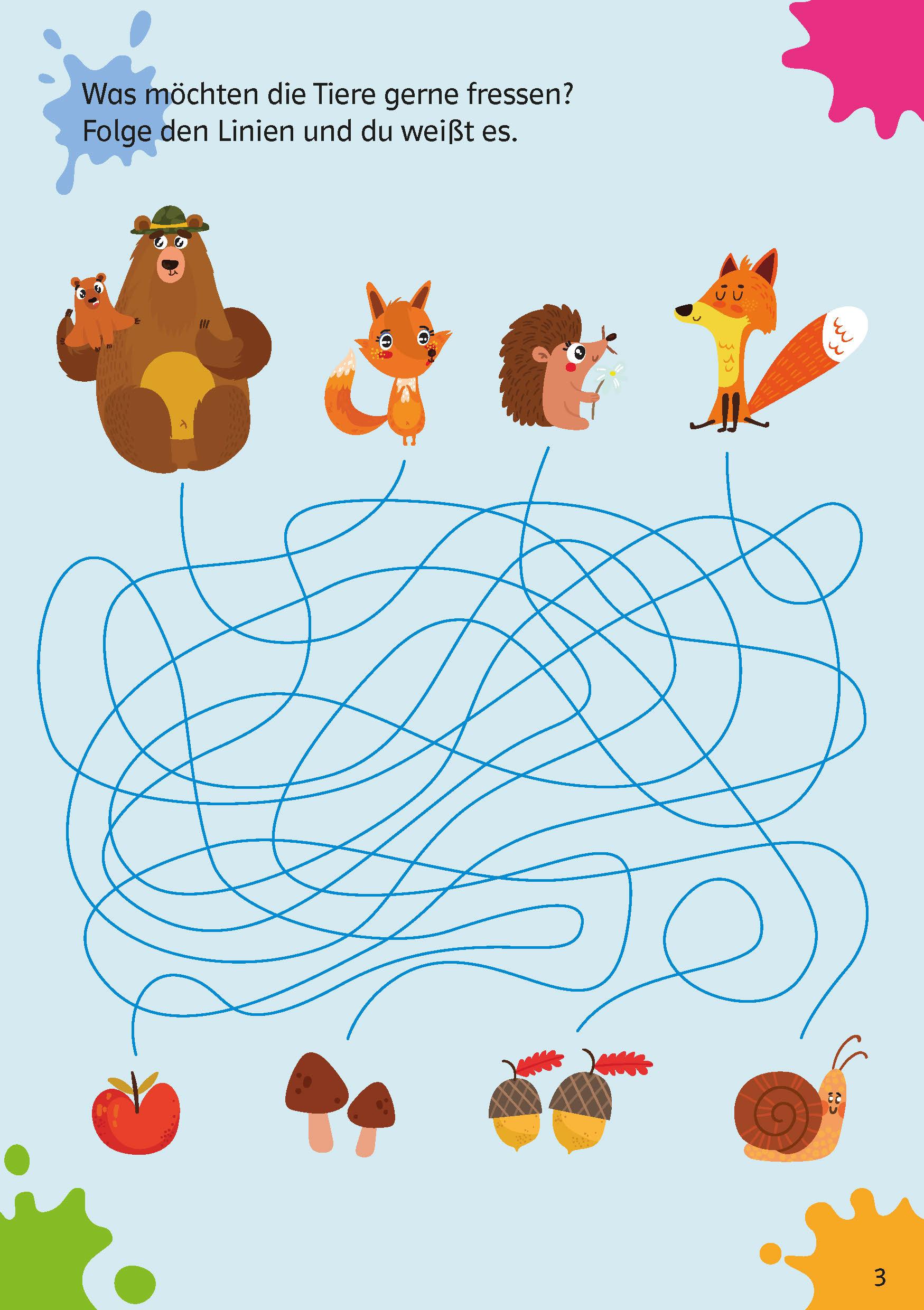 Beispielinhalt (Bild) Klett Mein Rätselblock ab 7 Jahren Band 1