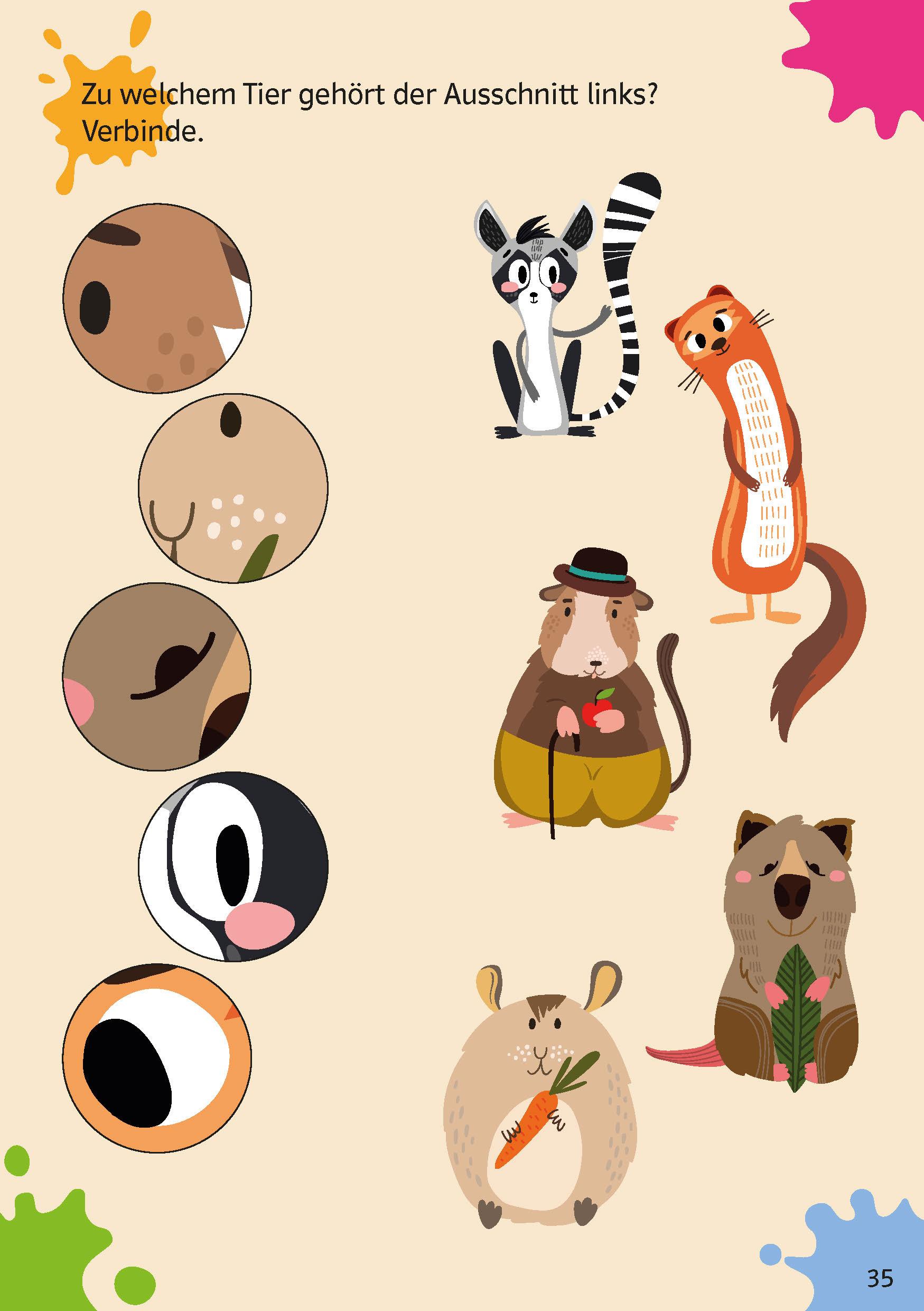 Beispielinhalt (Bild) Klett Mein Rätselblock ab 7 Jahren Band 1