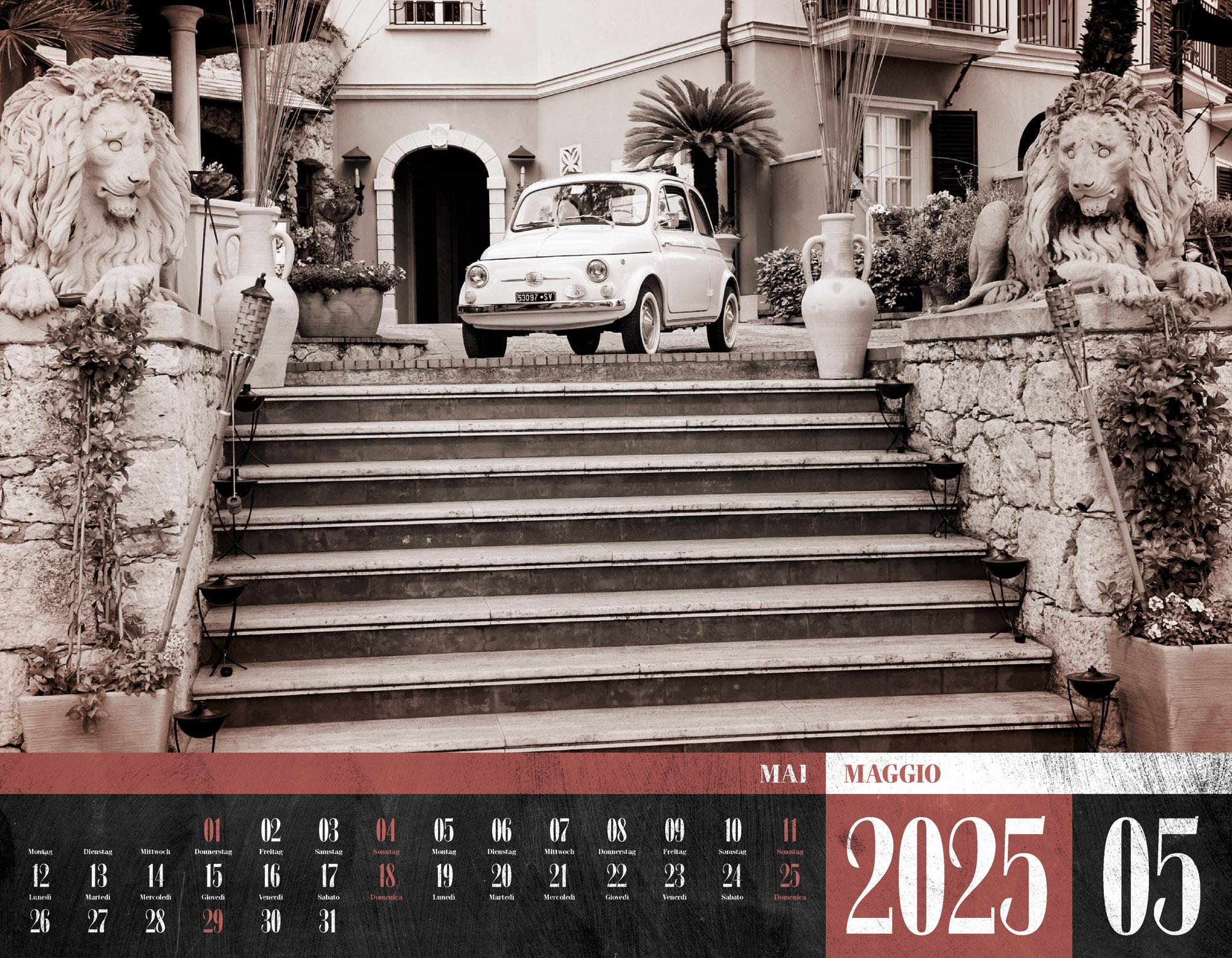 Beispielinhalt (Bild) La Dolce Vita - Italienische Lebensart Kalender 2025