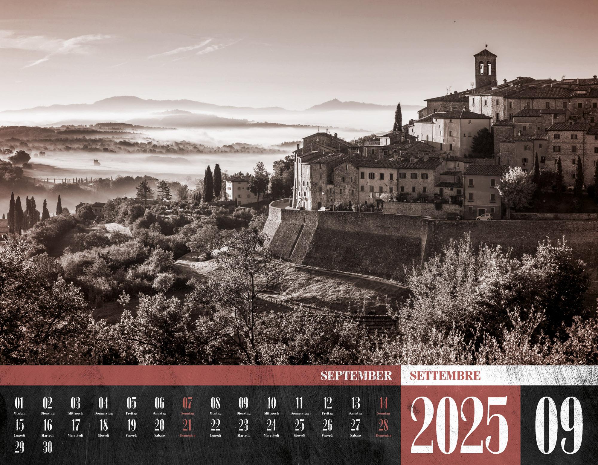 Beispielinhalt (Bild) La Dolce Vita - Italienische Lebensart Kalender 2025