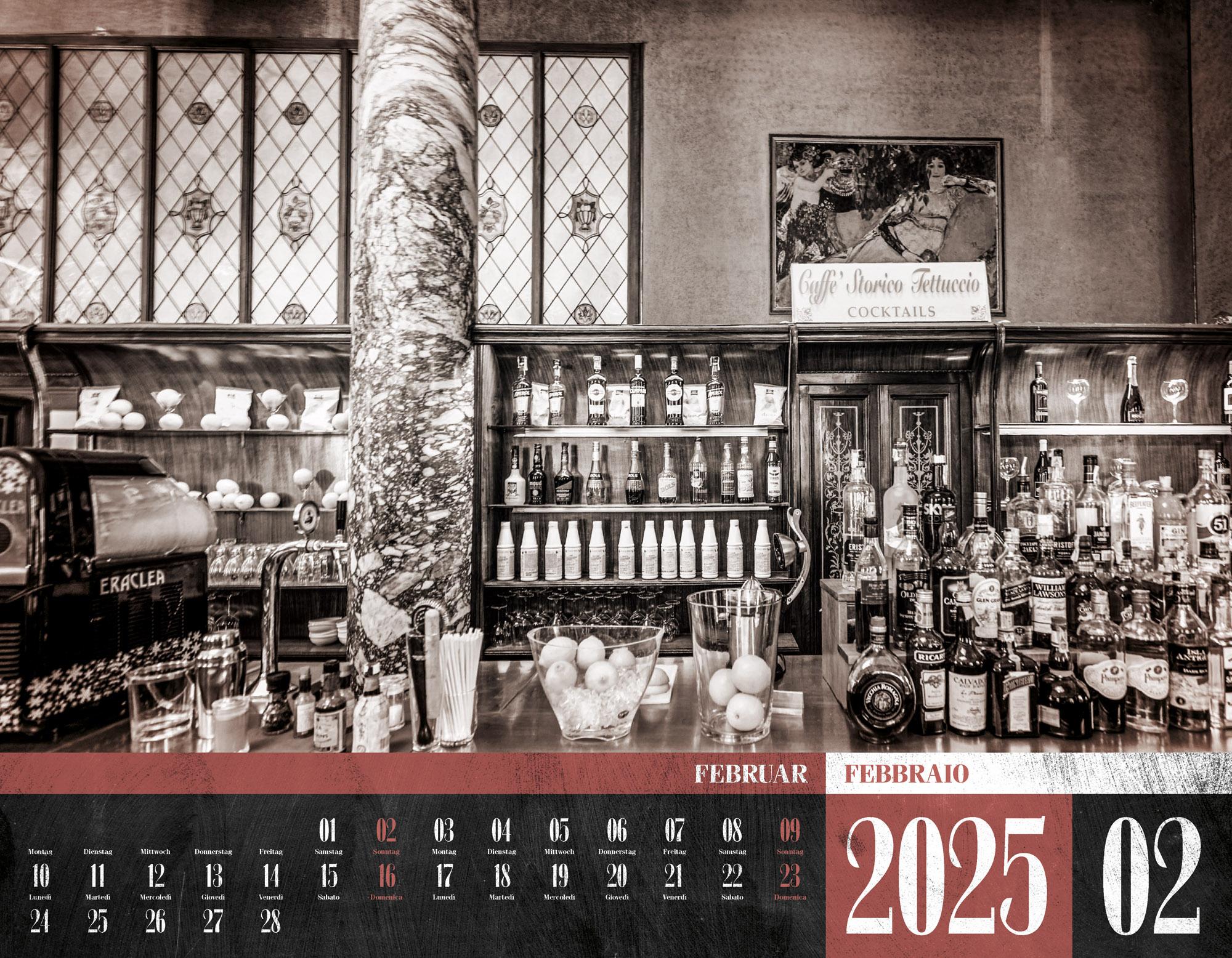 Beispielinhalt (Bild) La Dolce Vita - Italienische Lebensart Kalender 2025