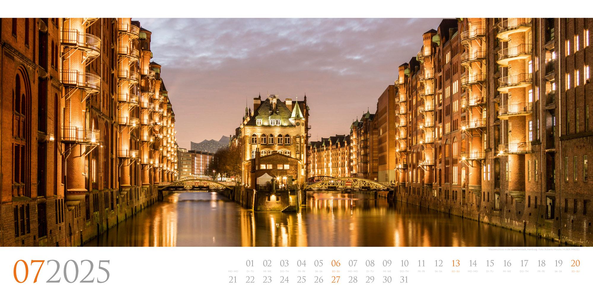 Beispielinhalt (Bild) Deutschland - Panorama Kalender 2025