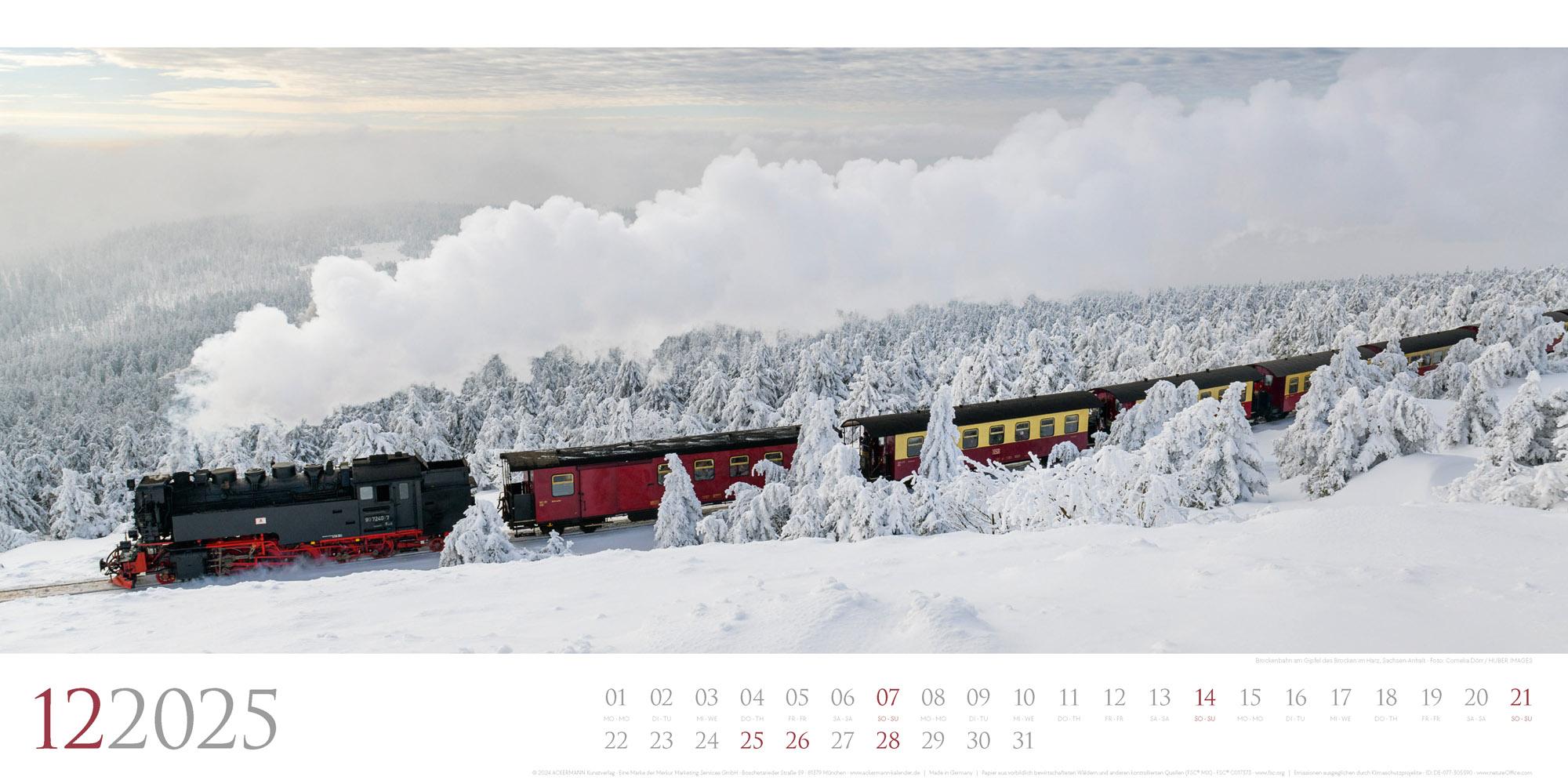 Beispielinhalt (Bild) Deutschland - Panorama Kalender 2025