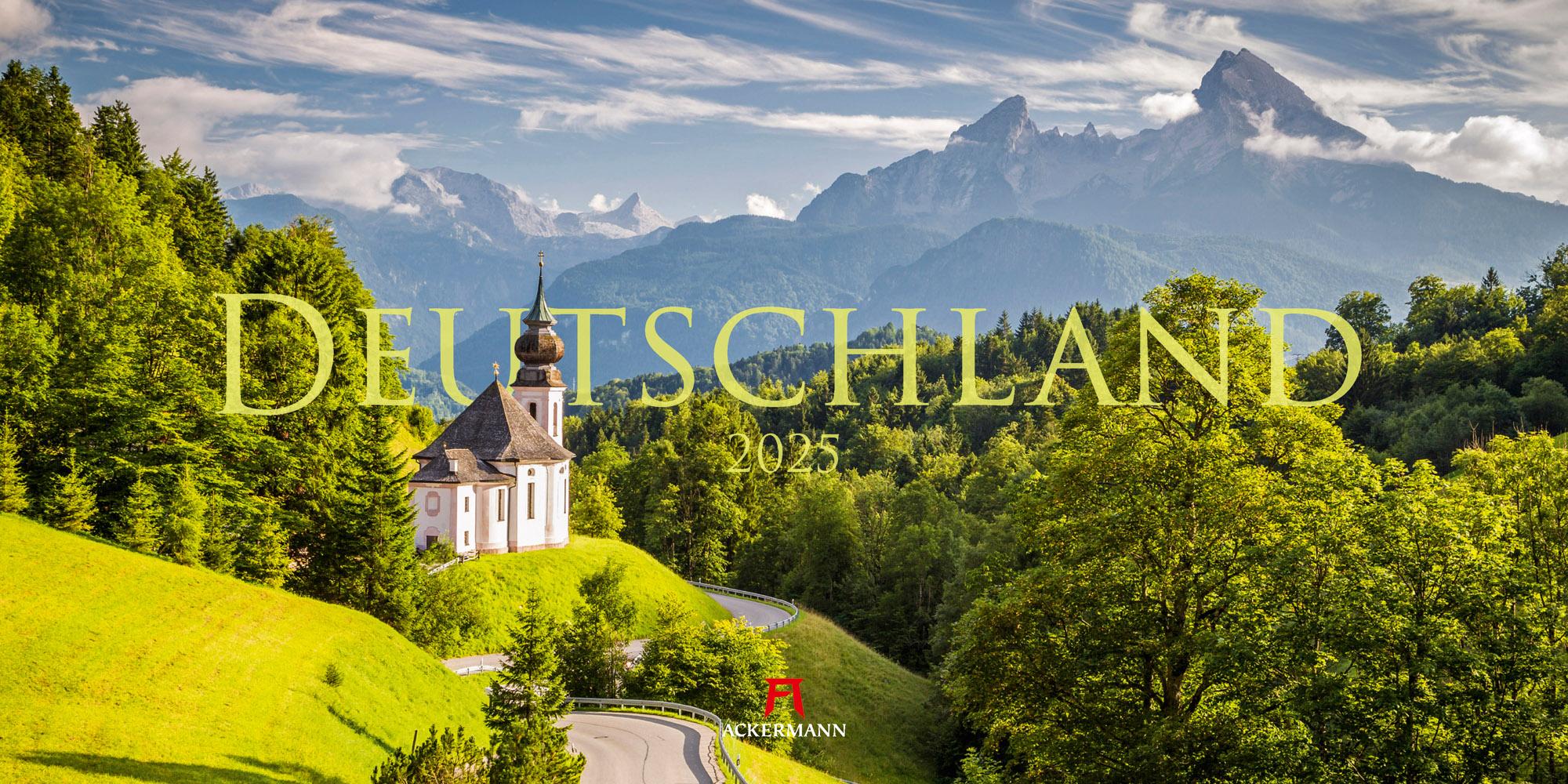 Vorderes Coverbild Deutschland - Panorama Kalender 2025