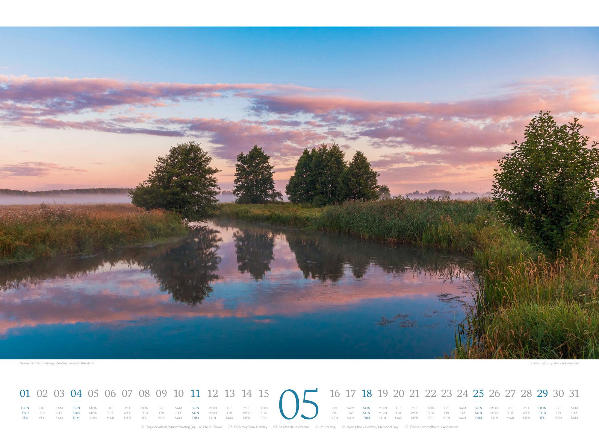 Beispielinhalt (Bild) Harmonie Kalender 2025