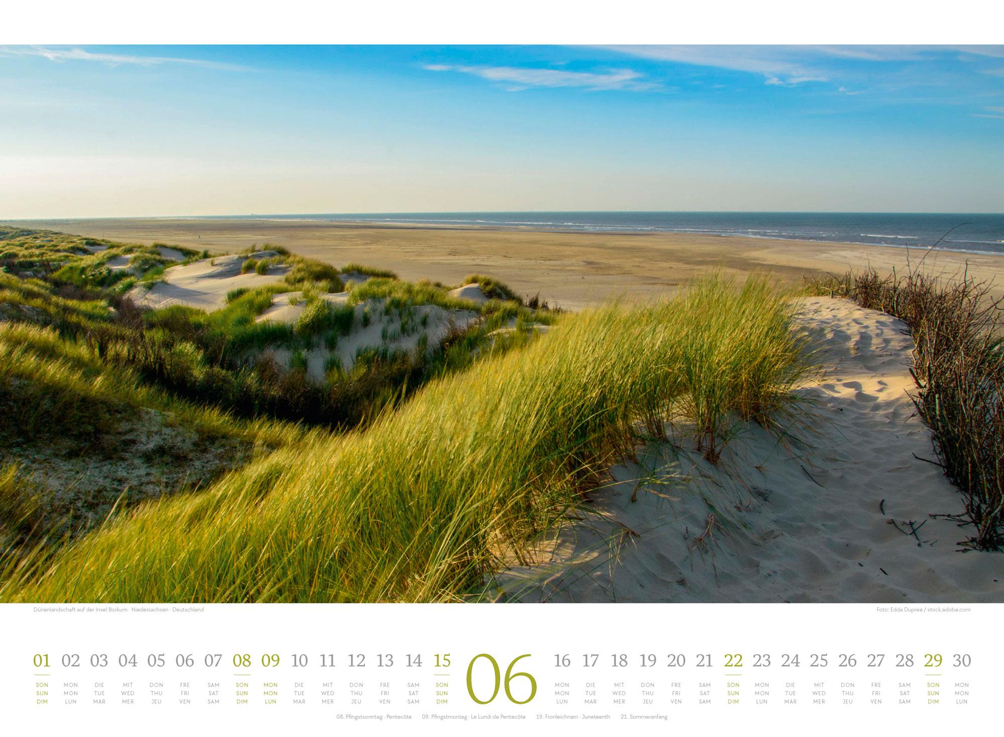 Beispielinhalt (Bild) Harmonie Kalender 2025