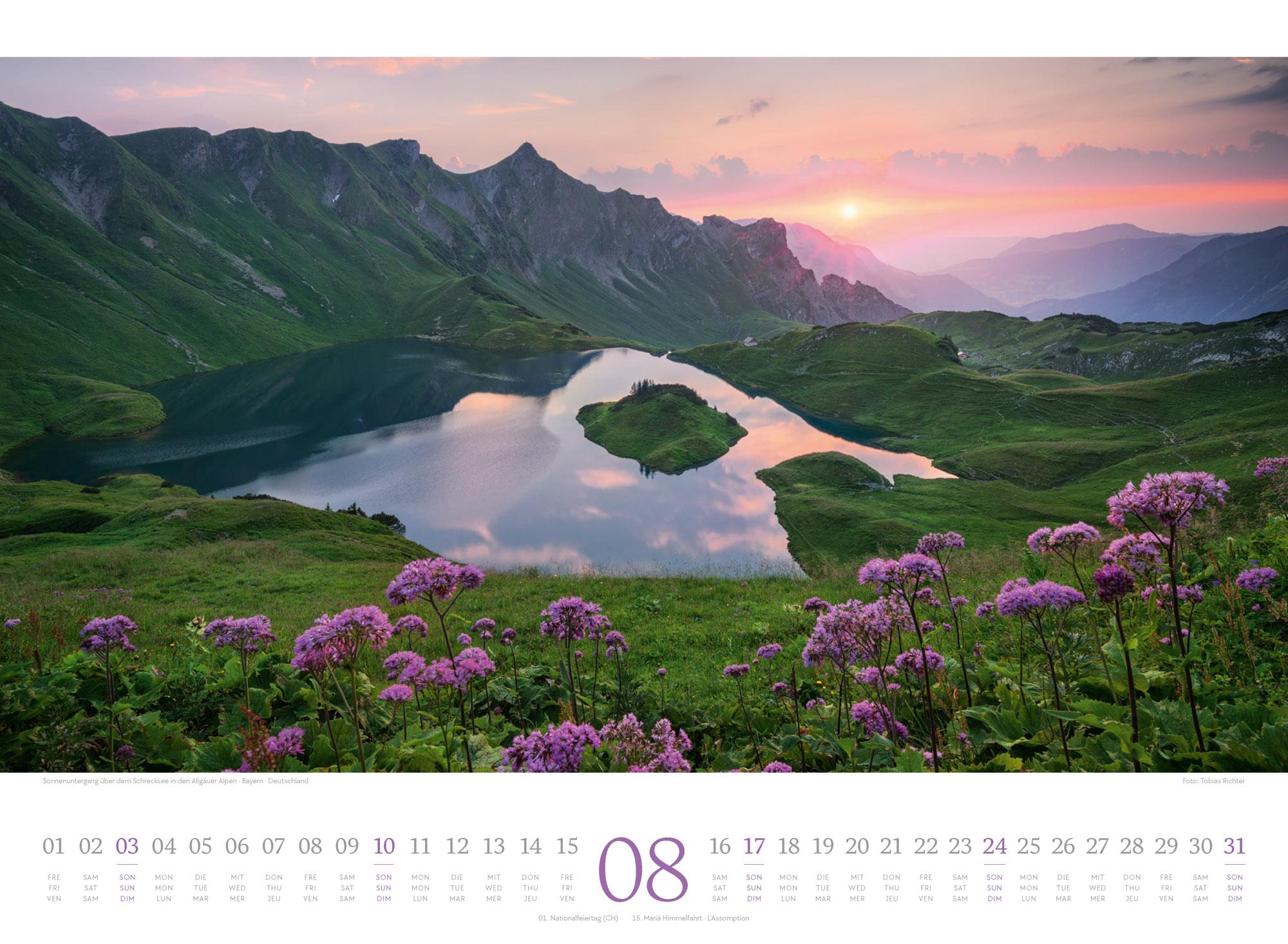 Beispielinhalt (Bild) Harmonie Kalender 2025