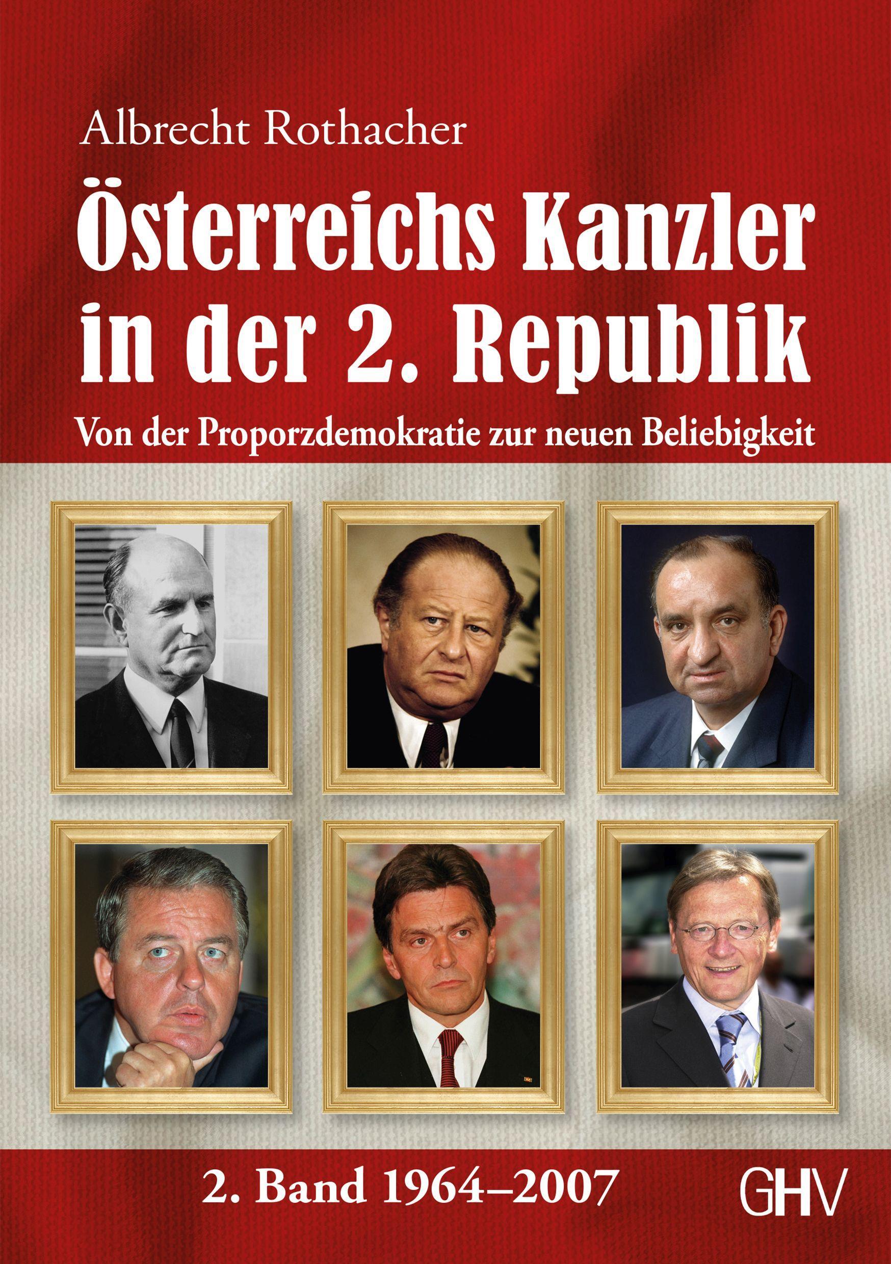 Vorderes Coverbild Österreichs Kanzler in der 2. Republik