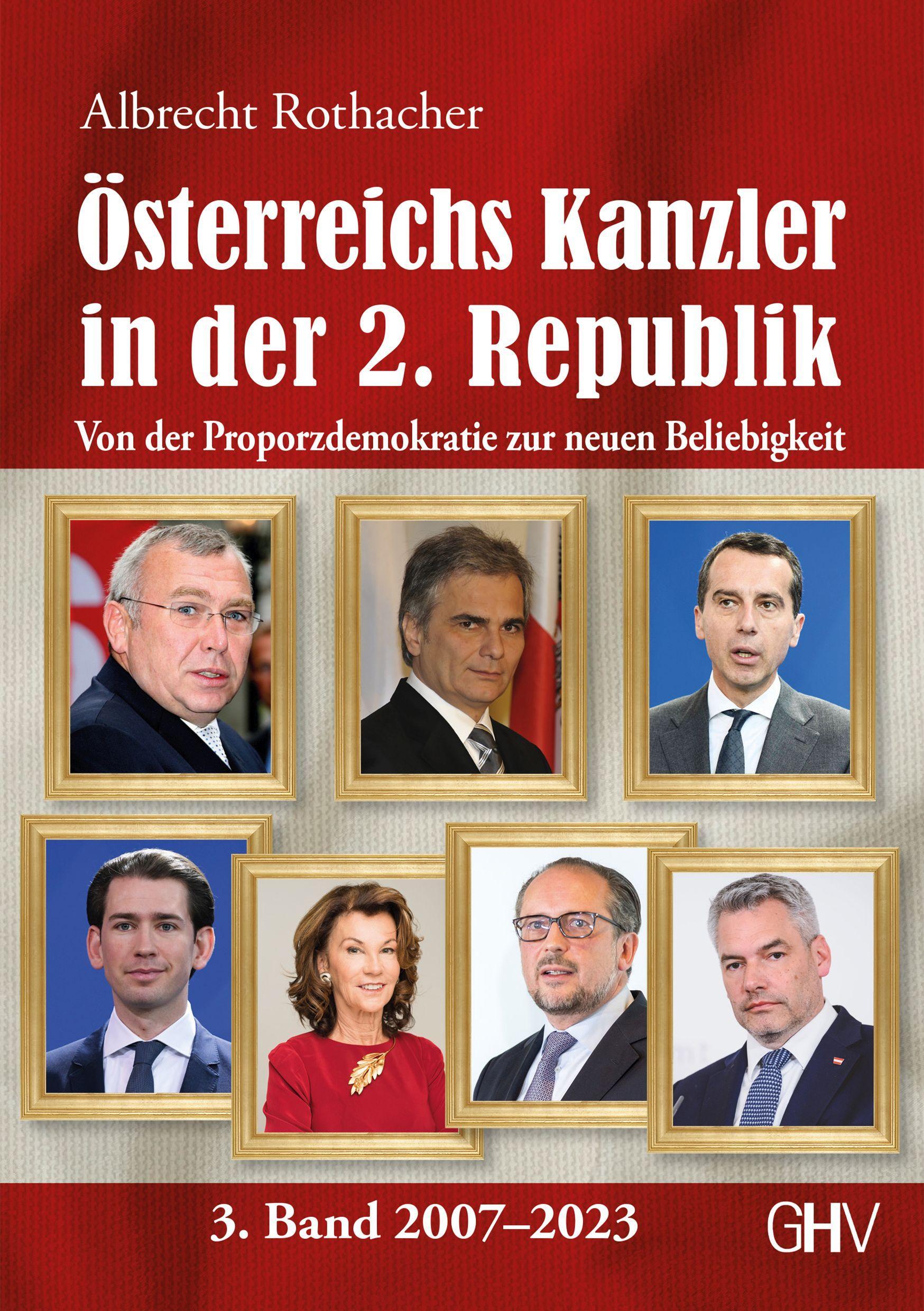 Vorderes Coverbild Österreichs Kanzler in der 2. Republik