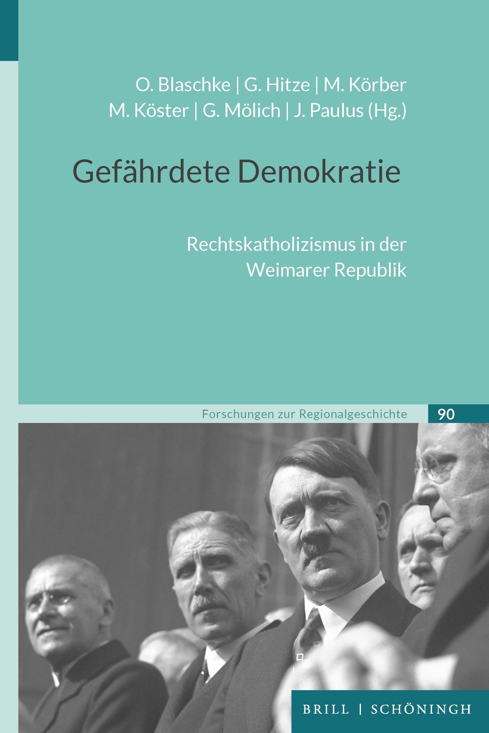 Vorderes Coverbild Gefährdete Demokratie