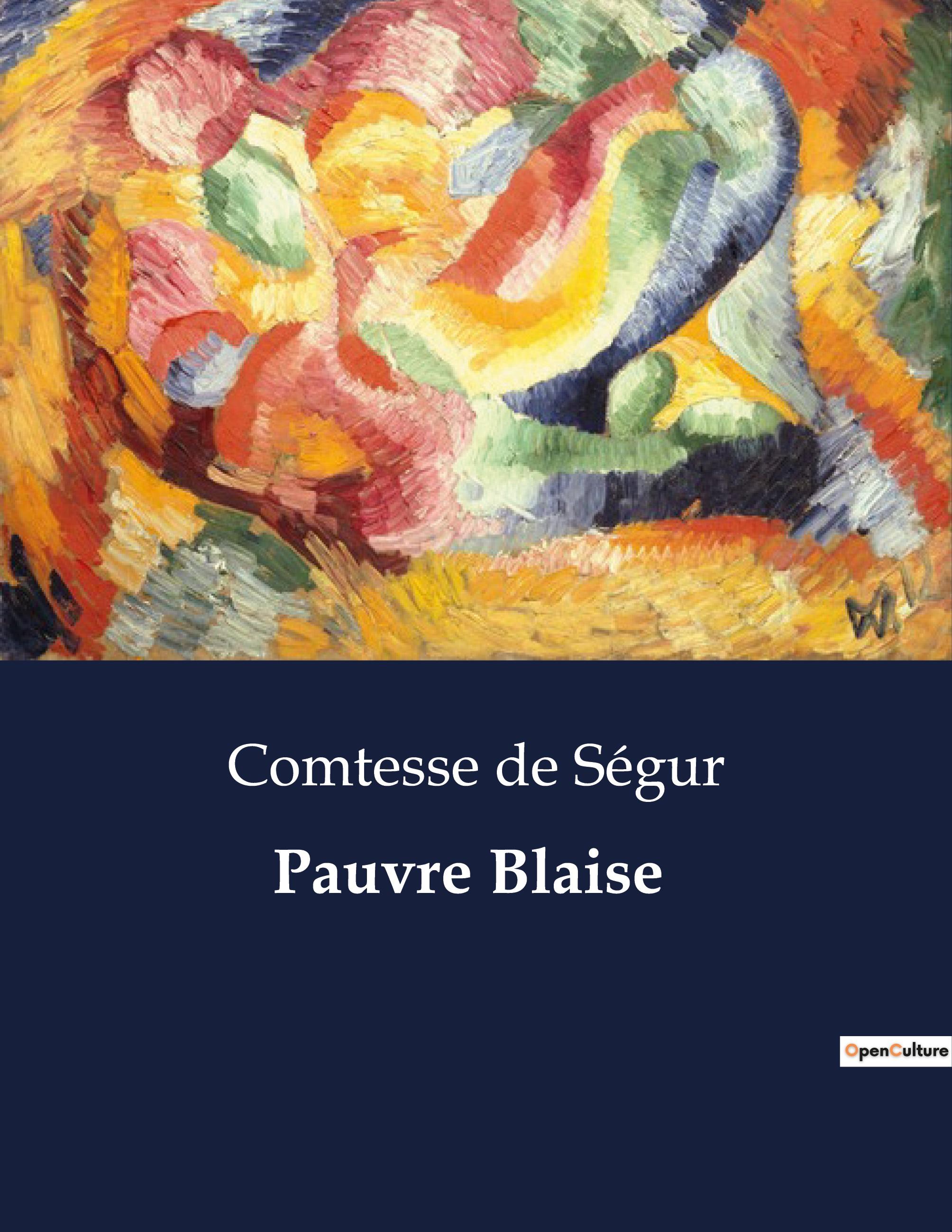 Vorderes Coverbild Pauvre Blaise