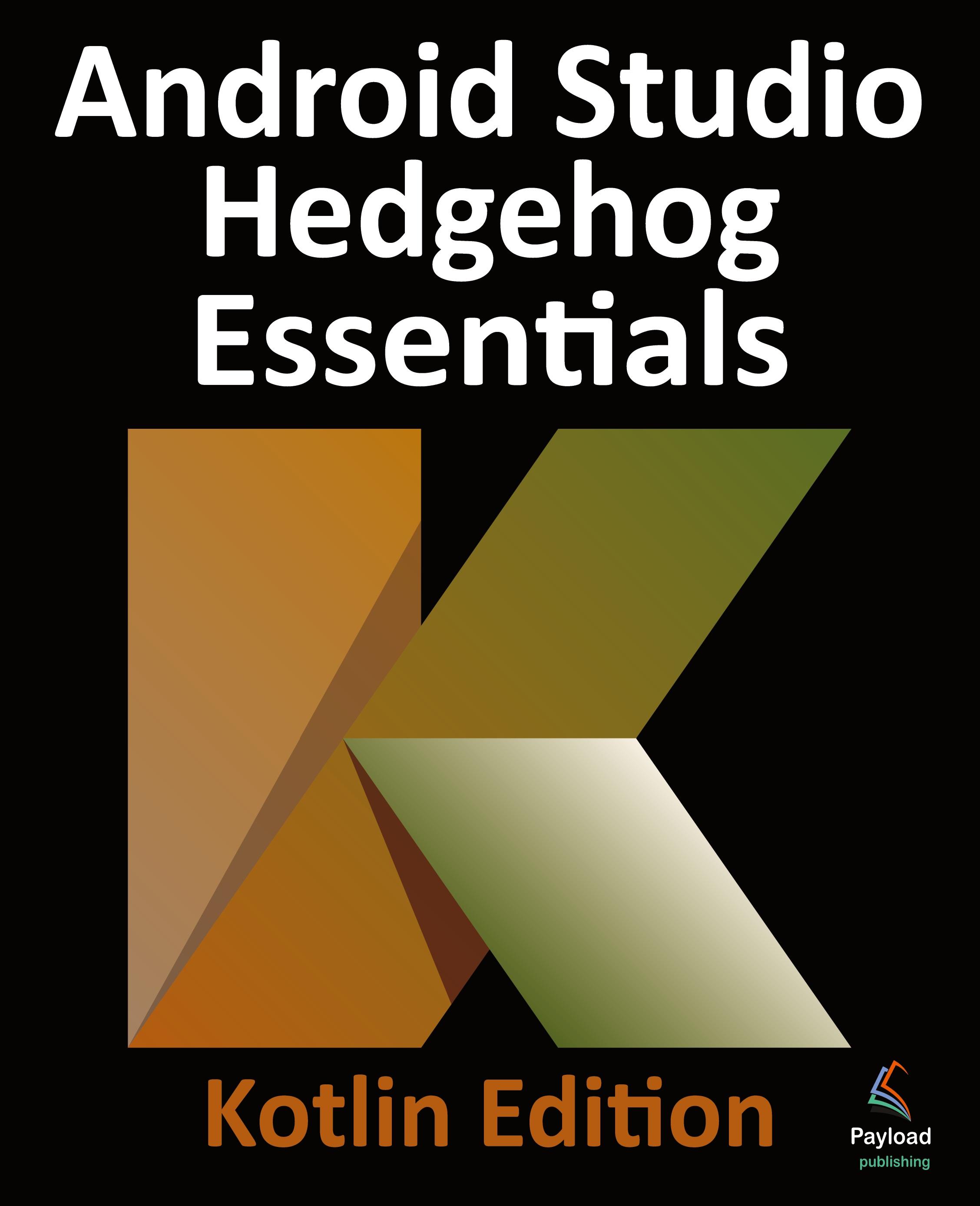 Vorderes Coverbild Android Studio Hedgehog Essentials - Kotlin Edition