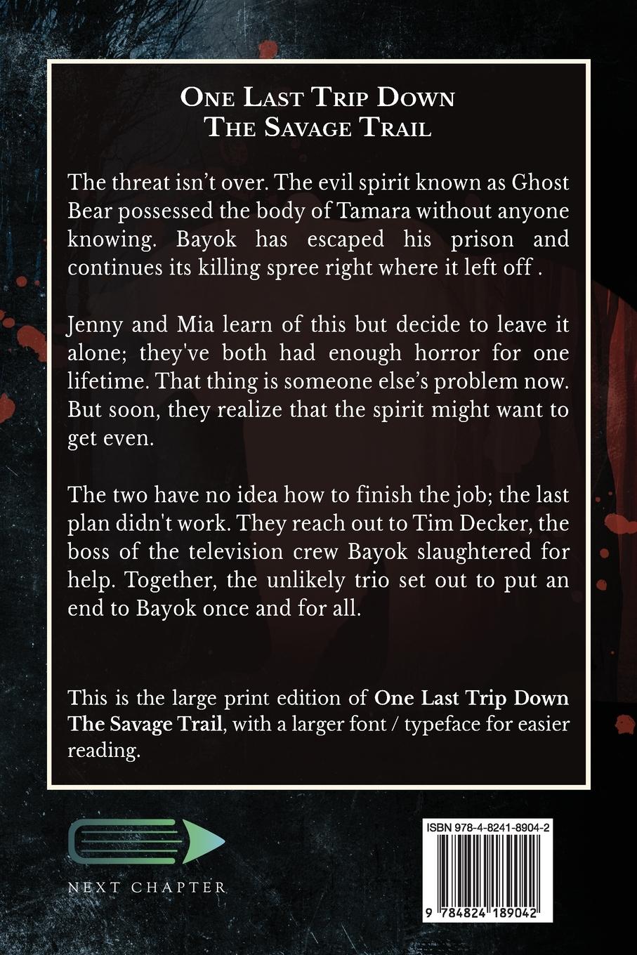 Rückseitencover One Last Trip Down The Savage Trail