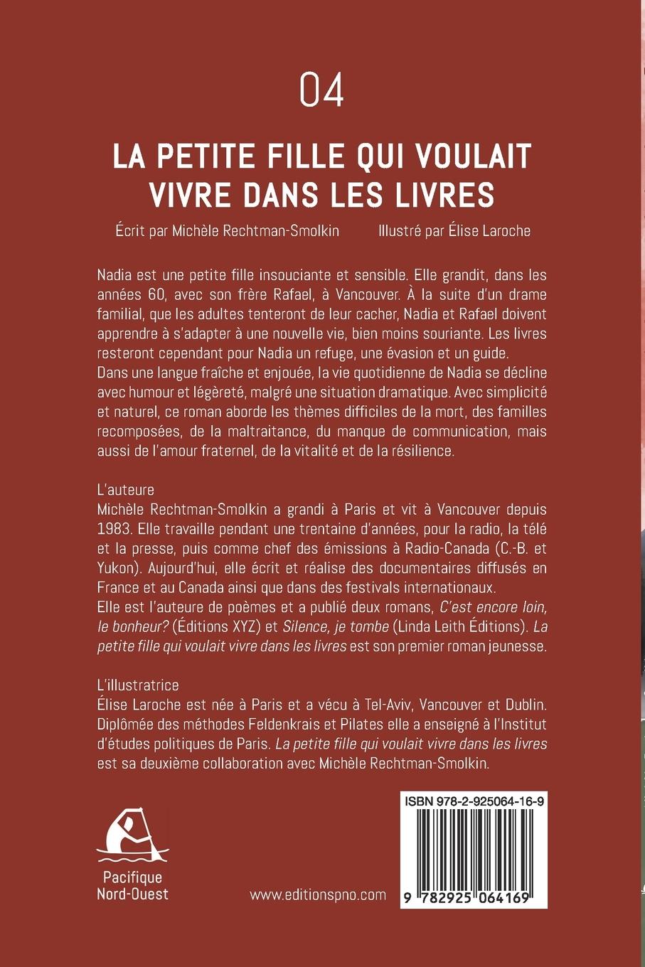 Rückseitencover La petite fille qui voulait vivre dans les livres