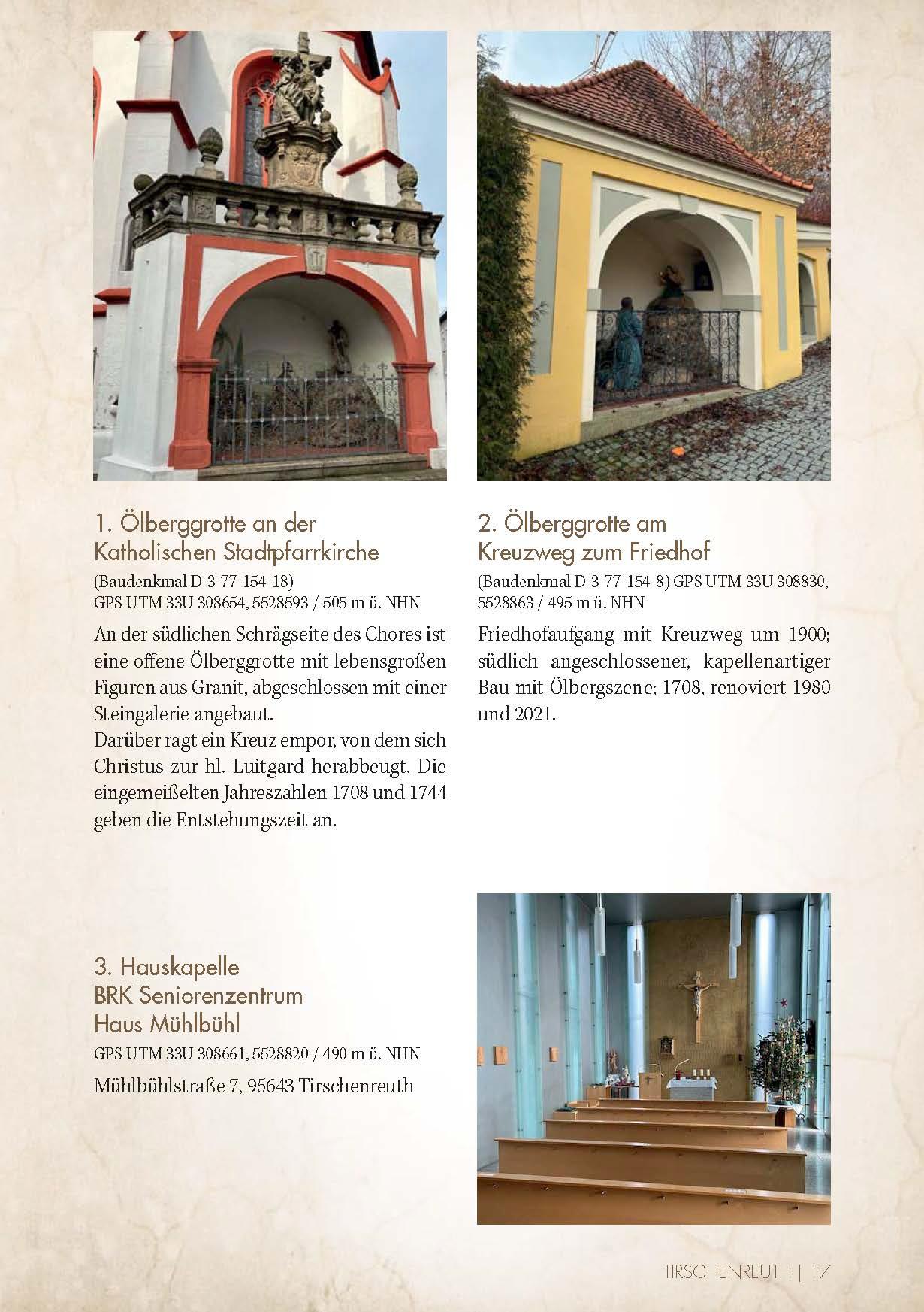 Beispielinhalt (Bild) Kapellen im Landkreis Tirschenreuth