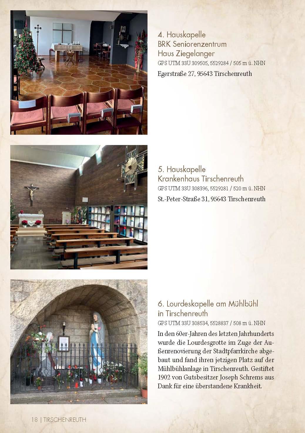 Beispielinhalt (Bild) Kapellen im Landkreis Tirschenreuth