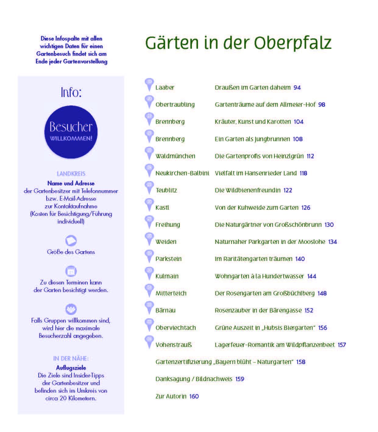 Beispielinhalt (Bild) Gartenreise durch Niederbayern und die Oberpfalz