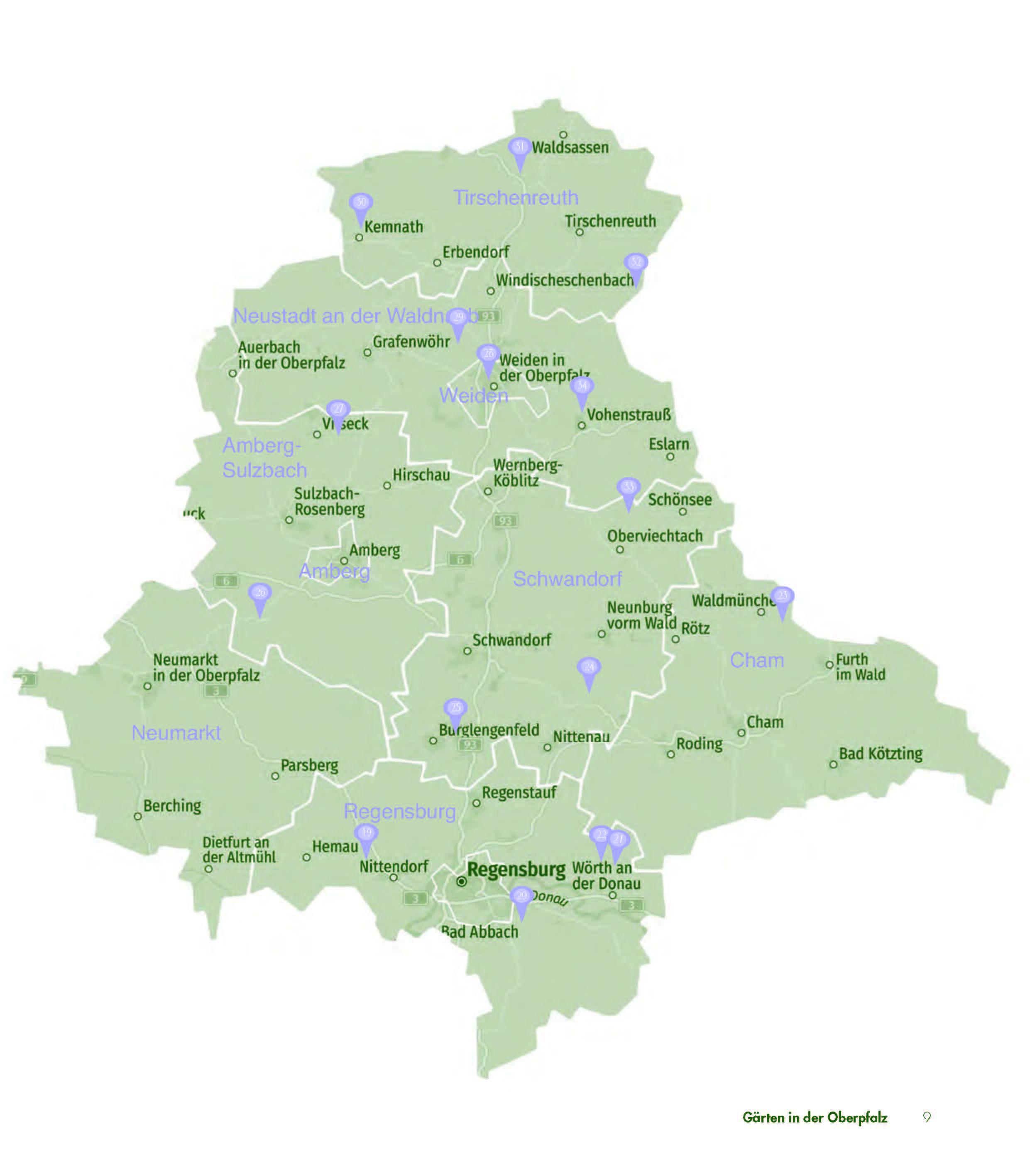 Beispielinhalt (Bild) Gartenreise durch Niederbayern und die Oberpfalz