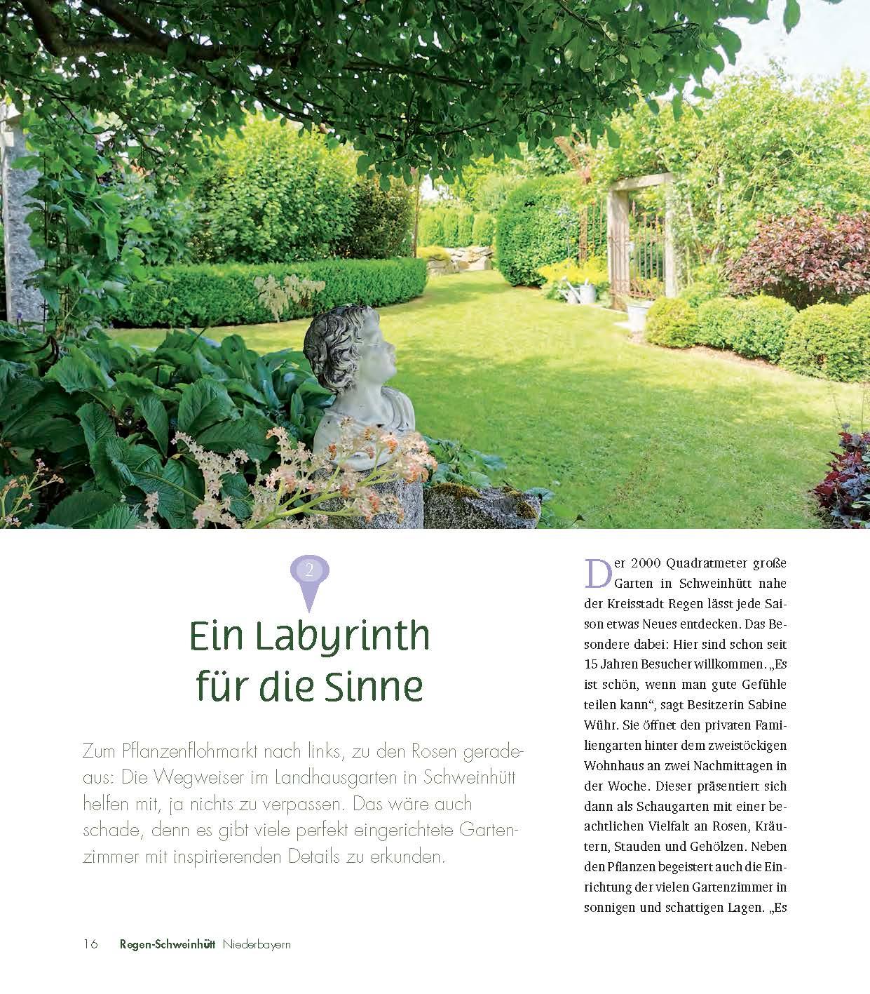 Beispielinhalt (Bild) Gartenreise durch Niederbayern und die Oberpfalz