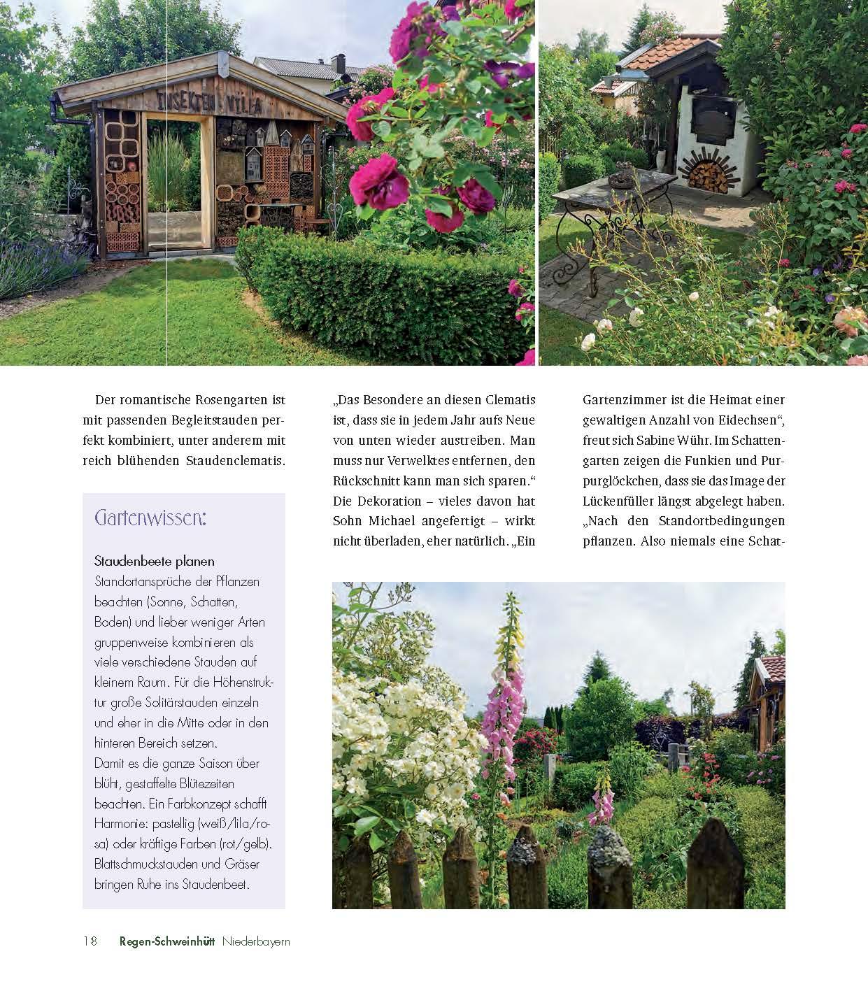 Beispielinhalt (Bild) Gartenreise durch Niederbayern und die Oberpfalz