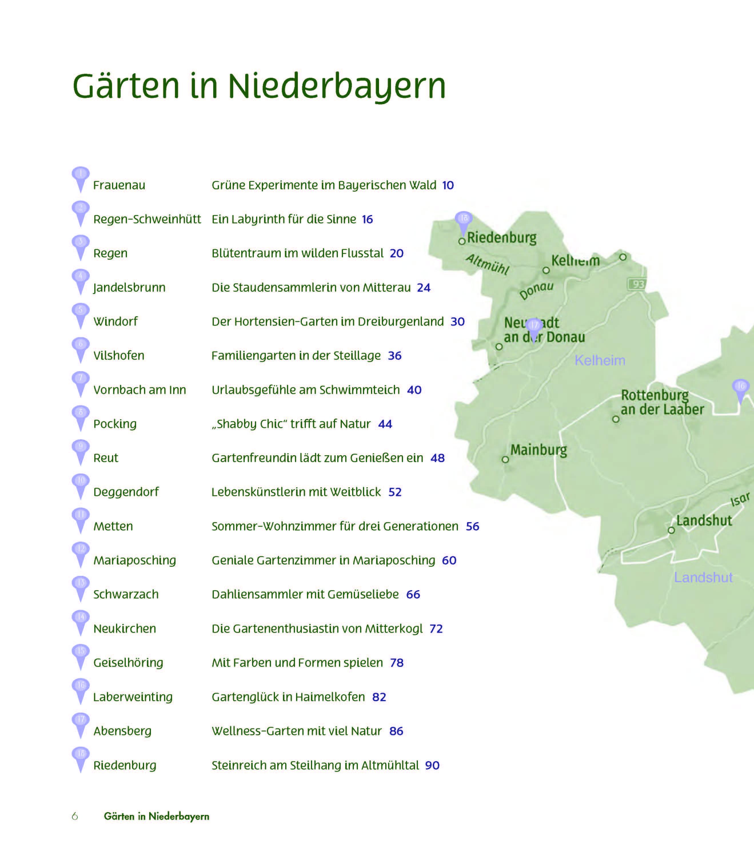 Beispielinhalt (Bild) Gartenreise durch Niederbayern und die Oberpfalz