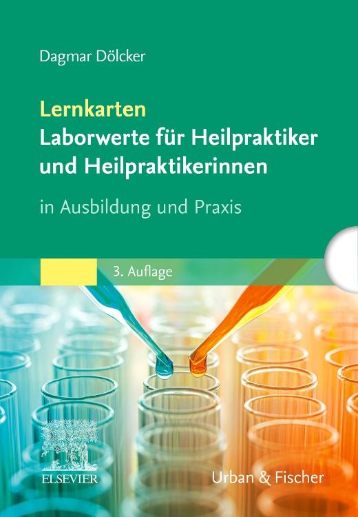 Vorderes Coverbild Lernkarten Laborwerte für Heilpraktiker und Heilpraktikerinnen