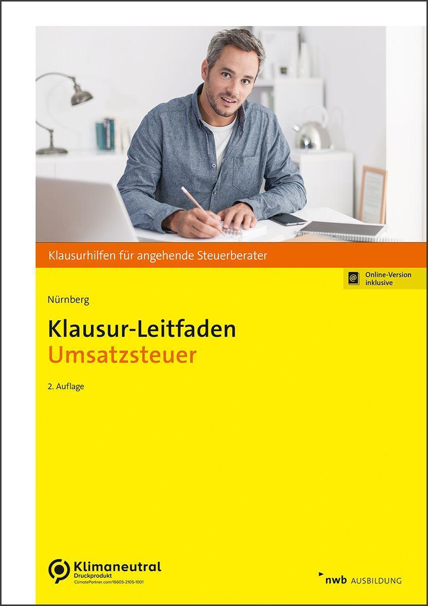 Vorderes Coverbild Klausur-Leitfaden Umsatzsteuer
