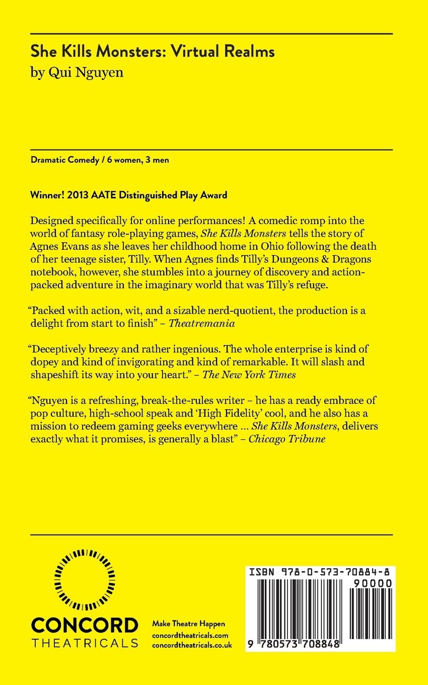 Rückseitencover She Kills Monsters