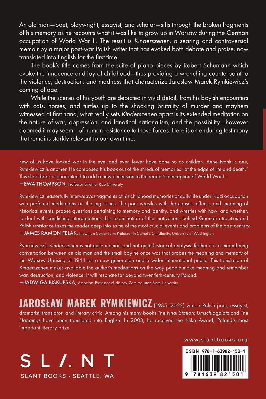 Rückseitencover Kinderszenen