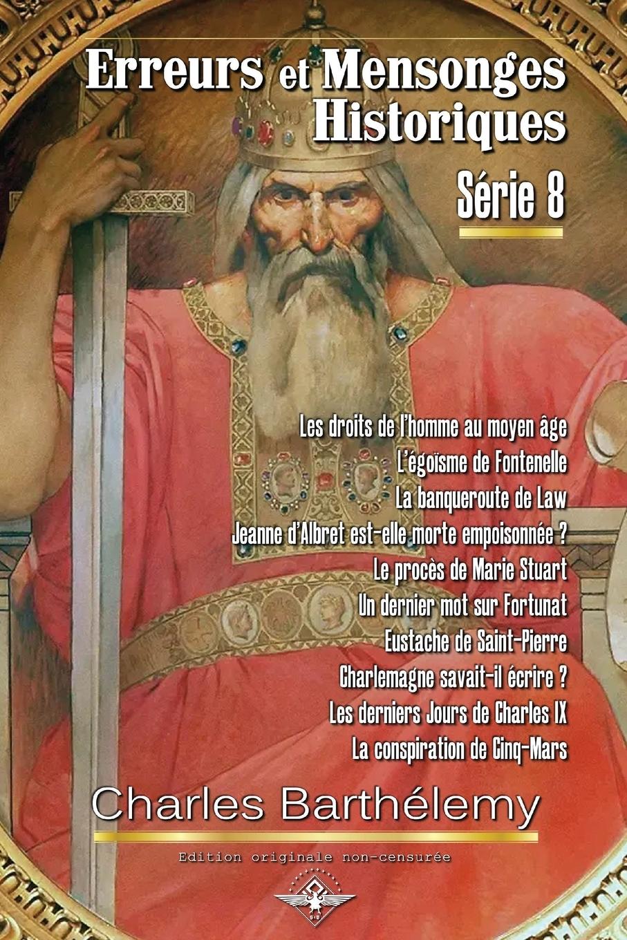 Vorderes Coverbild Erreurs et mensonges historiques Série 8