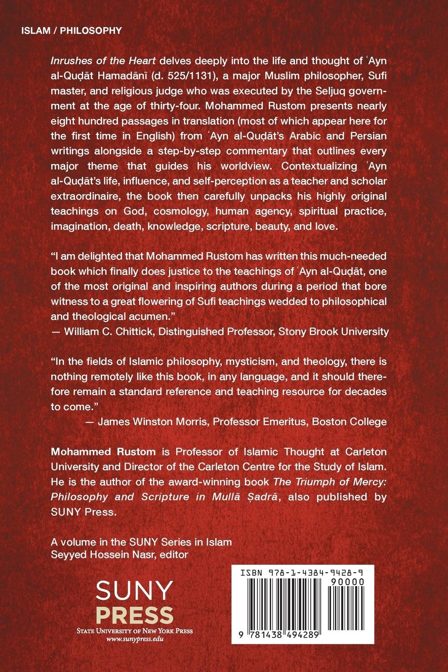 Rückseitencover Inrushes of the Heart