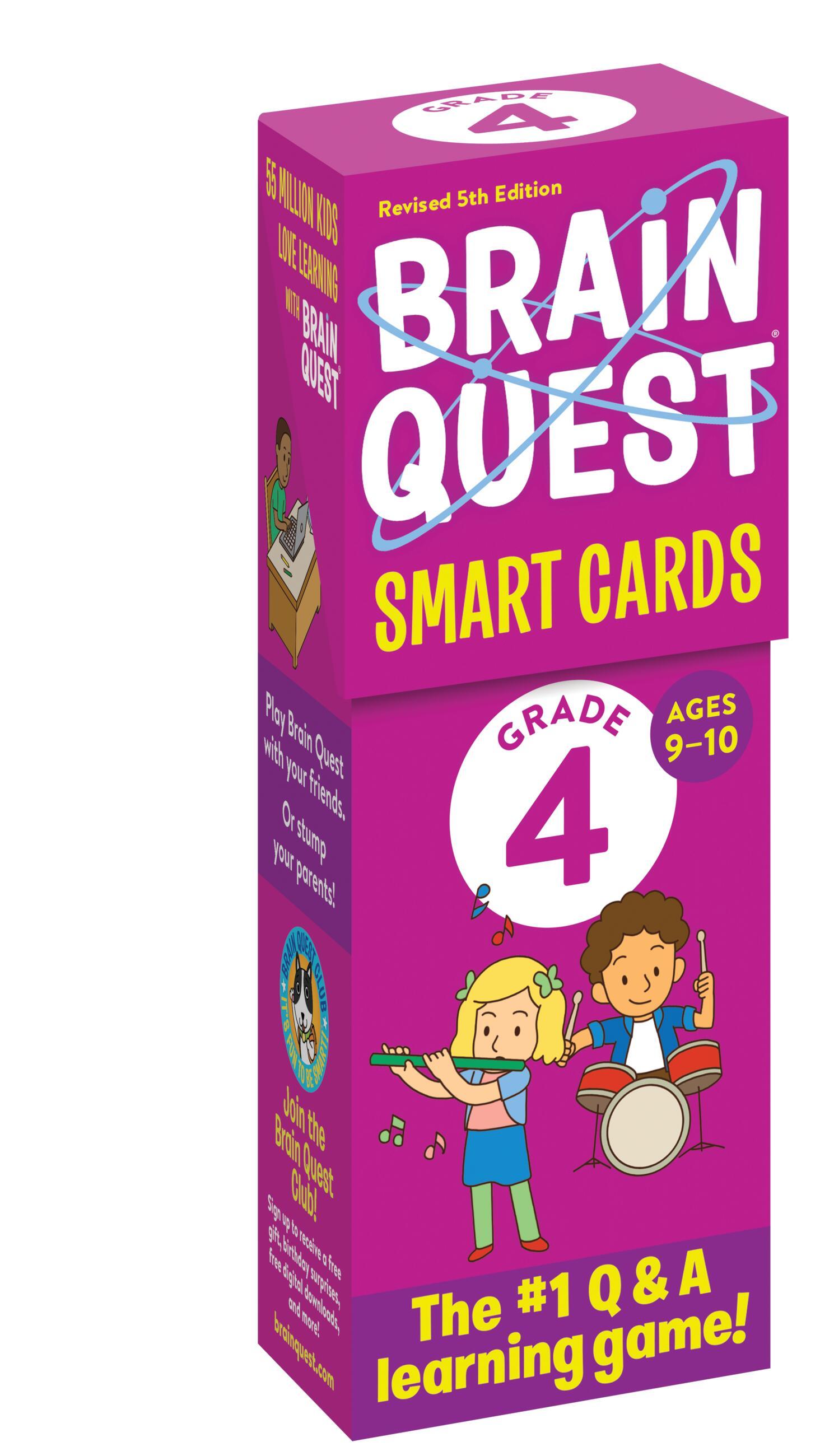 Vorderes Coverbild Brain Quest 4th Grade Smart Cards Revised 5th Edition