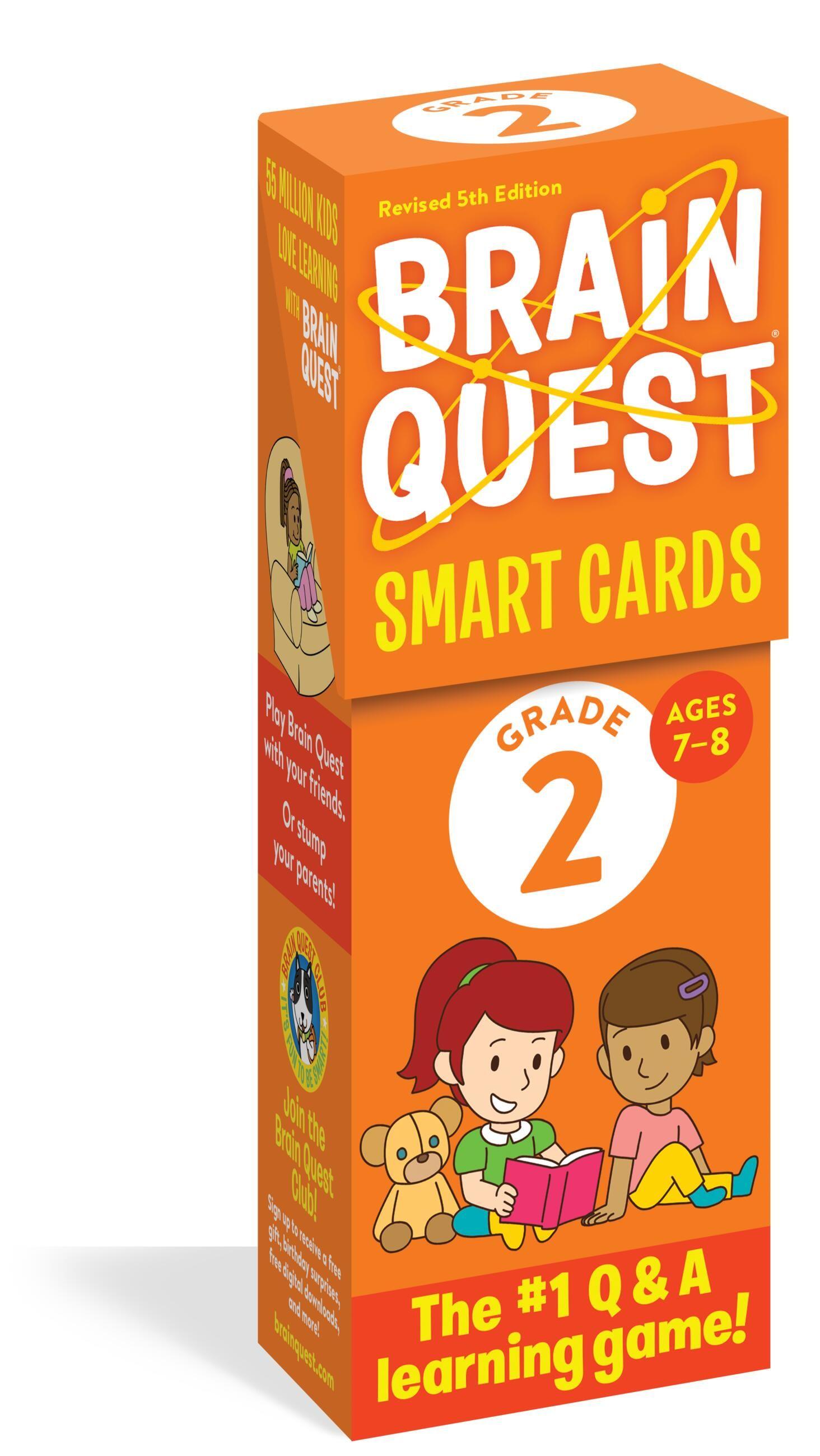 Vorderes Coverbild Brain Quest 2nd Grade Smart Cards Revised 5th Edition