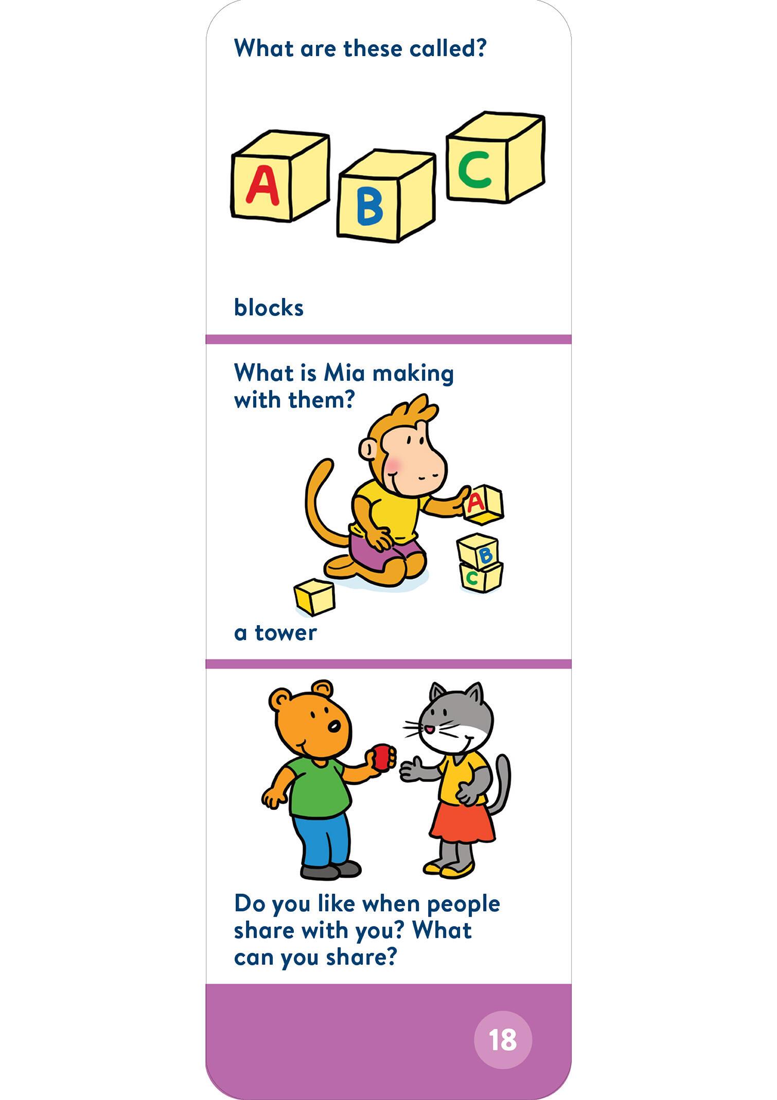 Beispielinhalt (Bild) Brain Quest for Twos Smart Cards, Revised 5th Edition