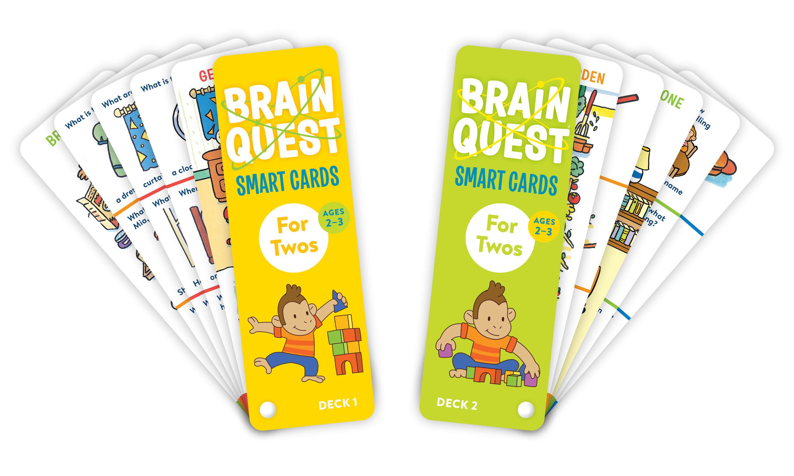 Beispielinhalt (Bild) Brain Quest for Twos Smart Cards, Revised 5th Edition