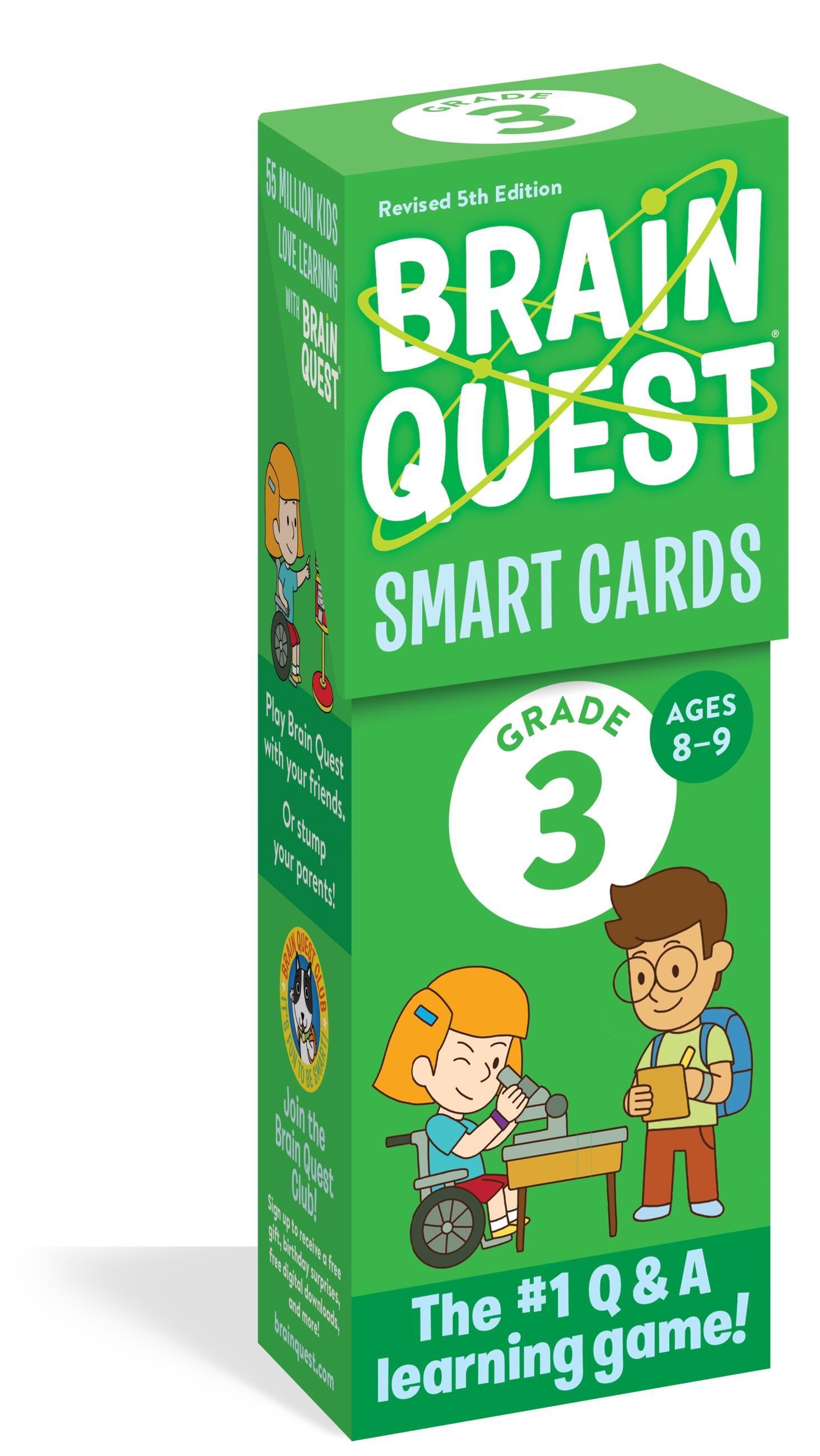 Vorderes Coverbild Brain Quest 3rd Grade Smart Cards Revised 5th Edition