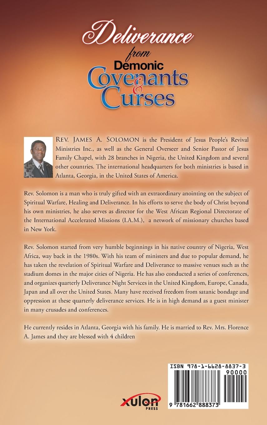 Rückseitencover Deliverance From Demonic Covenants And Curses
