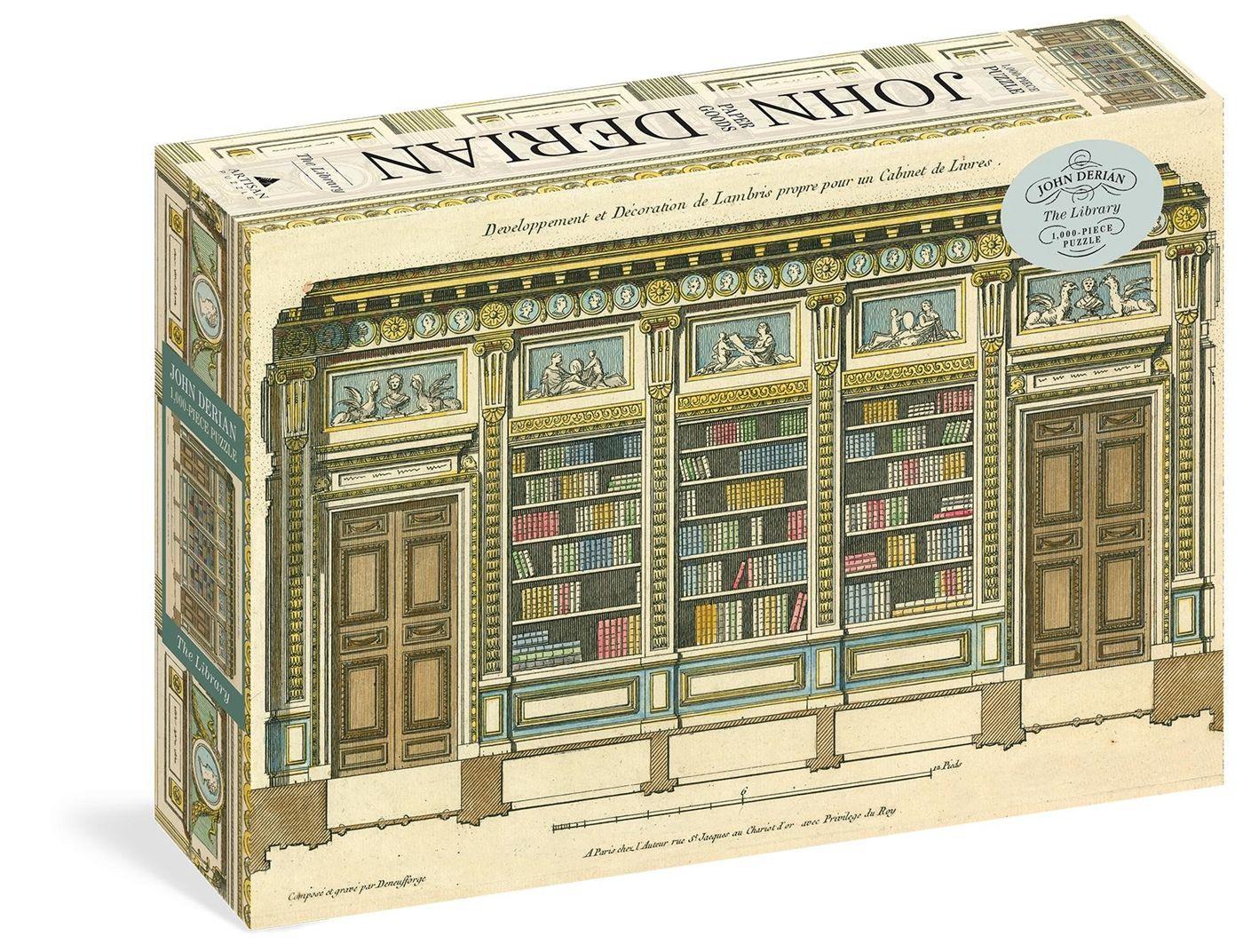 Vorderes Coverbild John Derian Paper Goods: The Library 1,000-Piece Puzzle