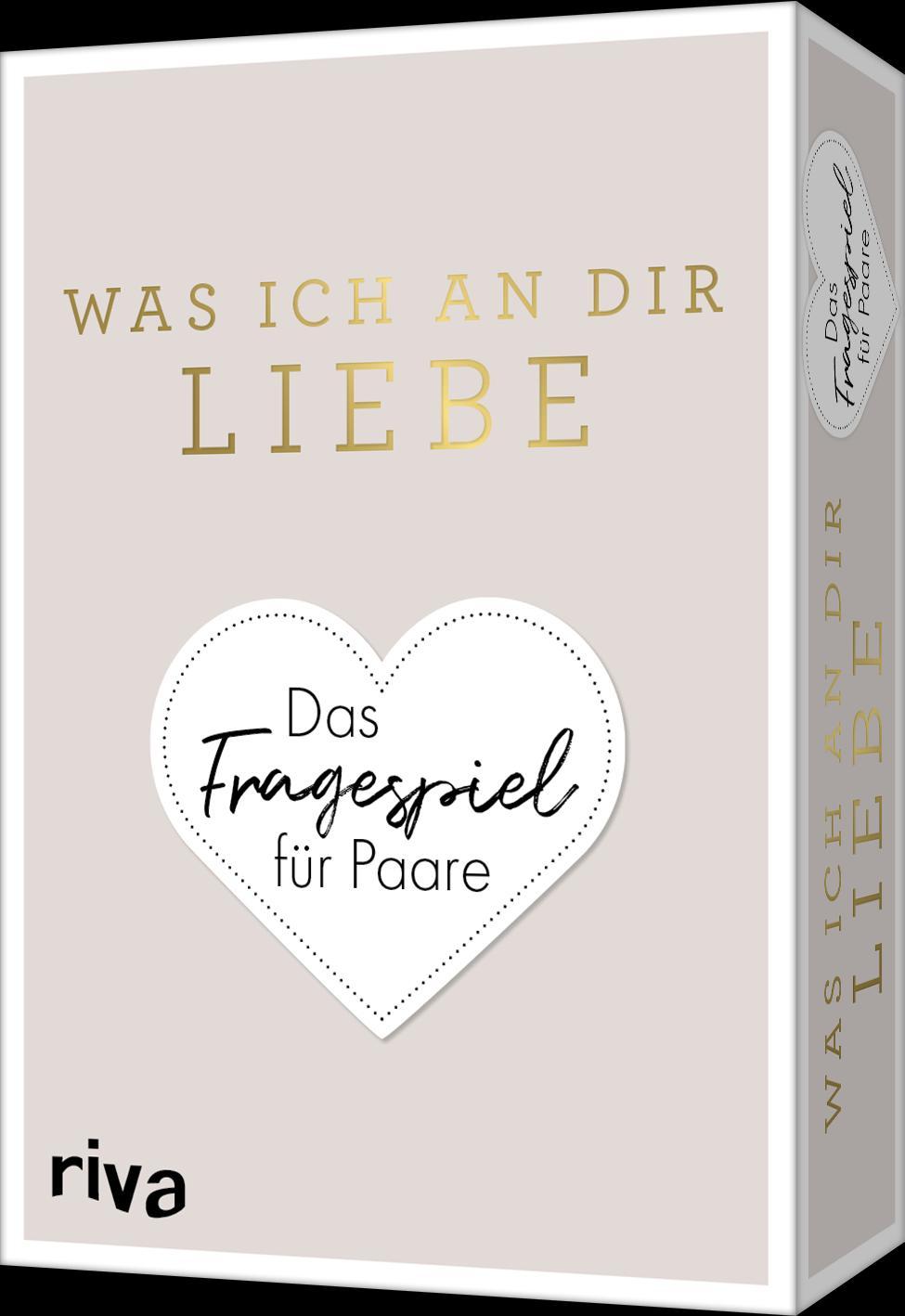 Vorderes Coverbild Was ich an dir liebe - Das Fragespiel für Paare