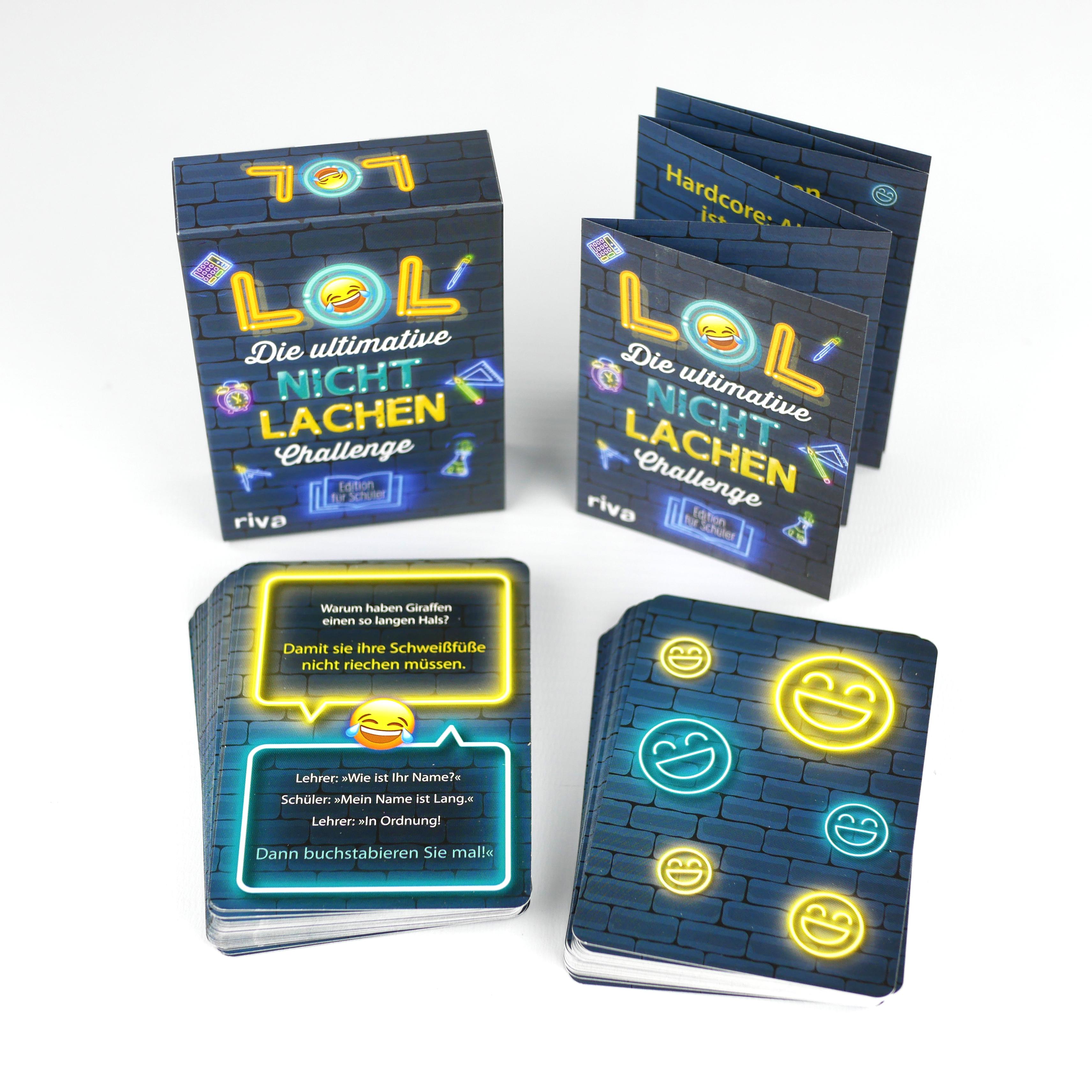 Beispielinhalt (Bild) LOL - Die ultimative Nicht-lachen-Challenge - Edition für Schüler