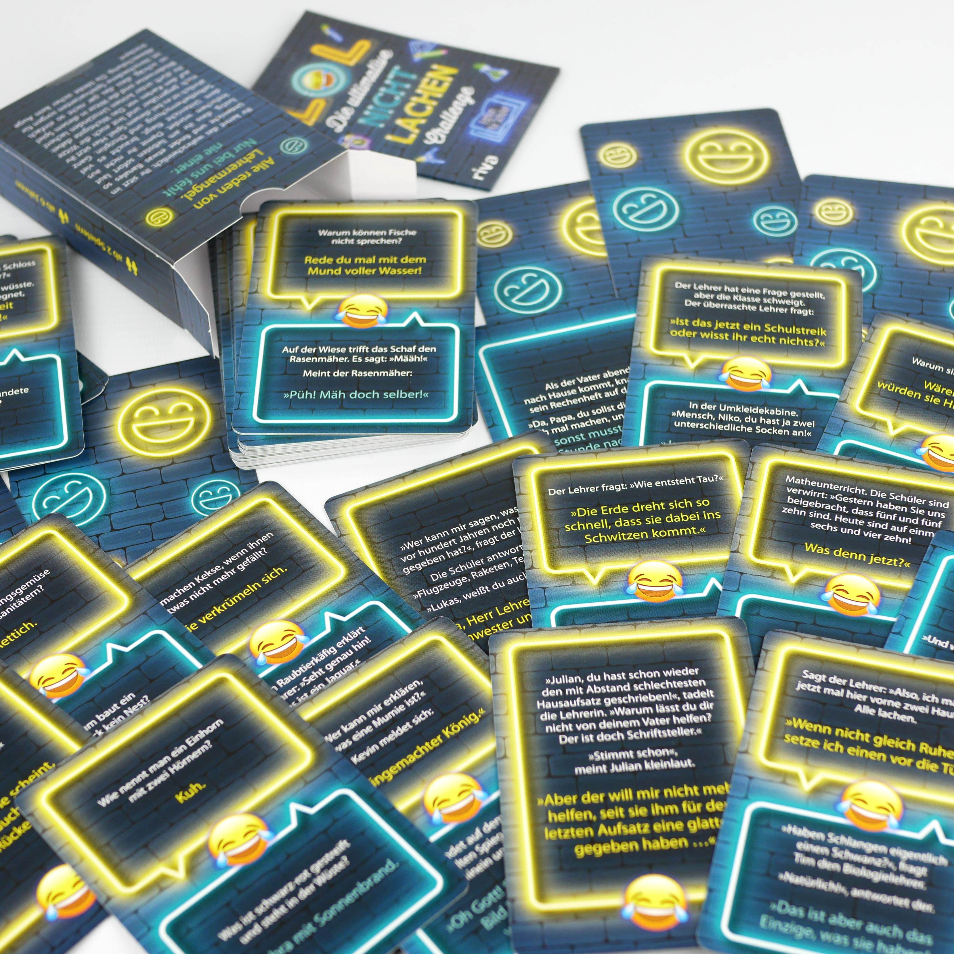 Beispielinhalt (Bild) LOL - Die ultimative Nicht-lachen-Challenge - Edition für Schüler