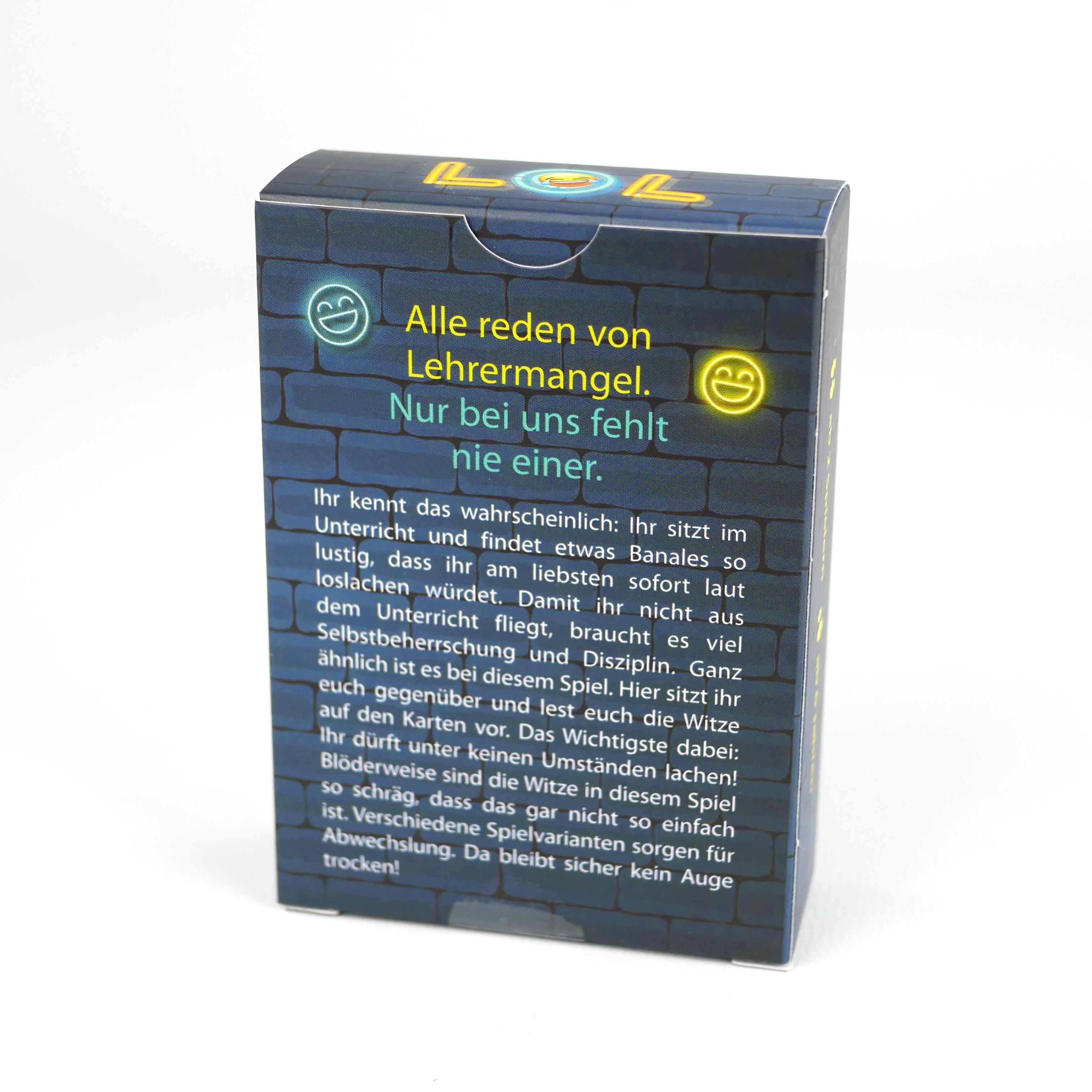 Beispielinhalt (Bild) LOL - Die ultimative Nicht-lachen-Challenge - Edition für Schüler