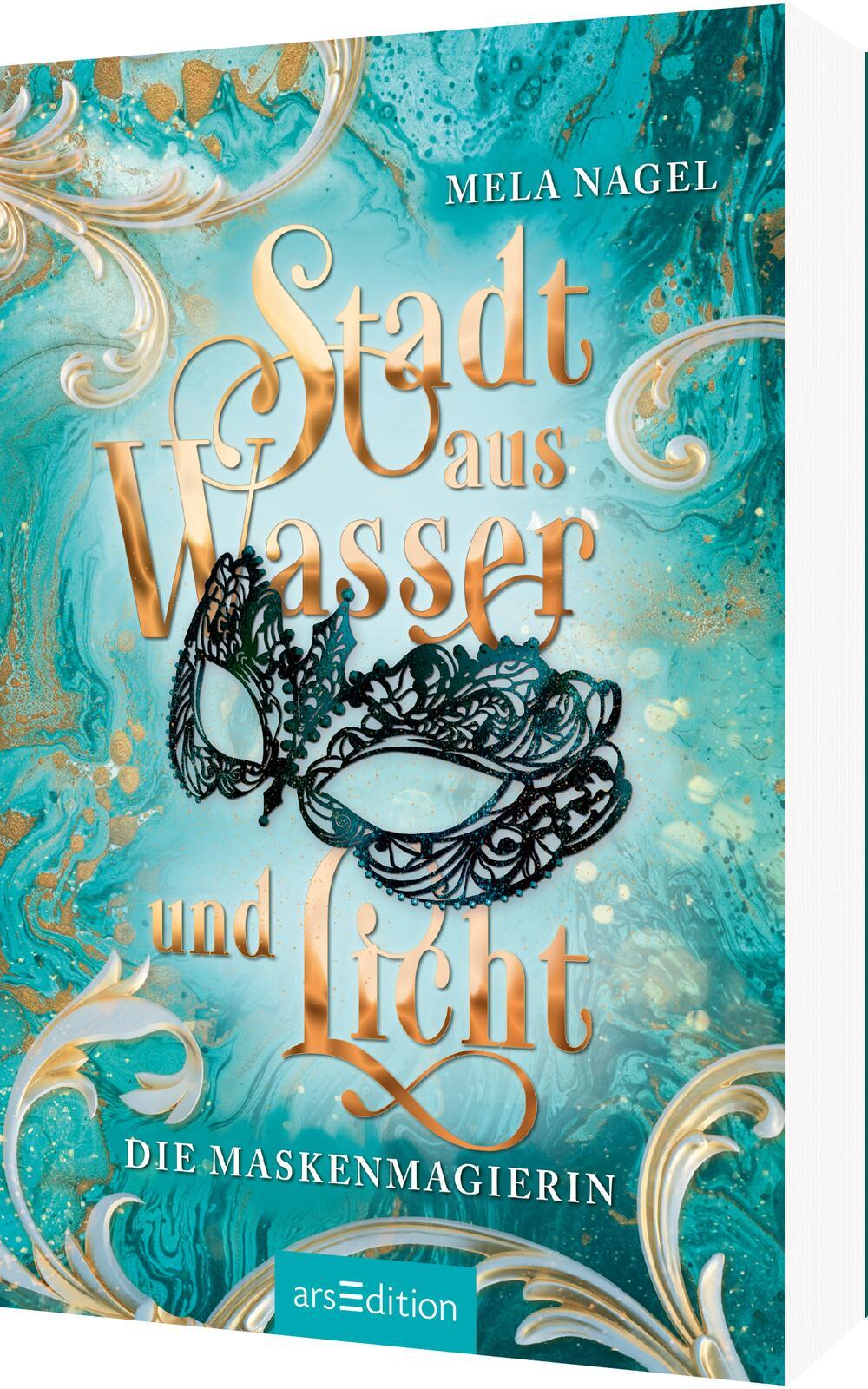 Vorderes Coverbild Stadt aus Wasser und Licht - Die Maskenmagierin (Stadt aus Wasser und Licht 1)