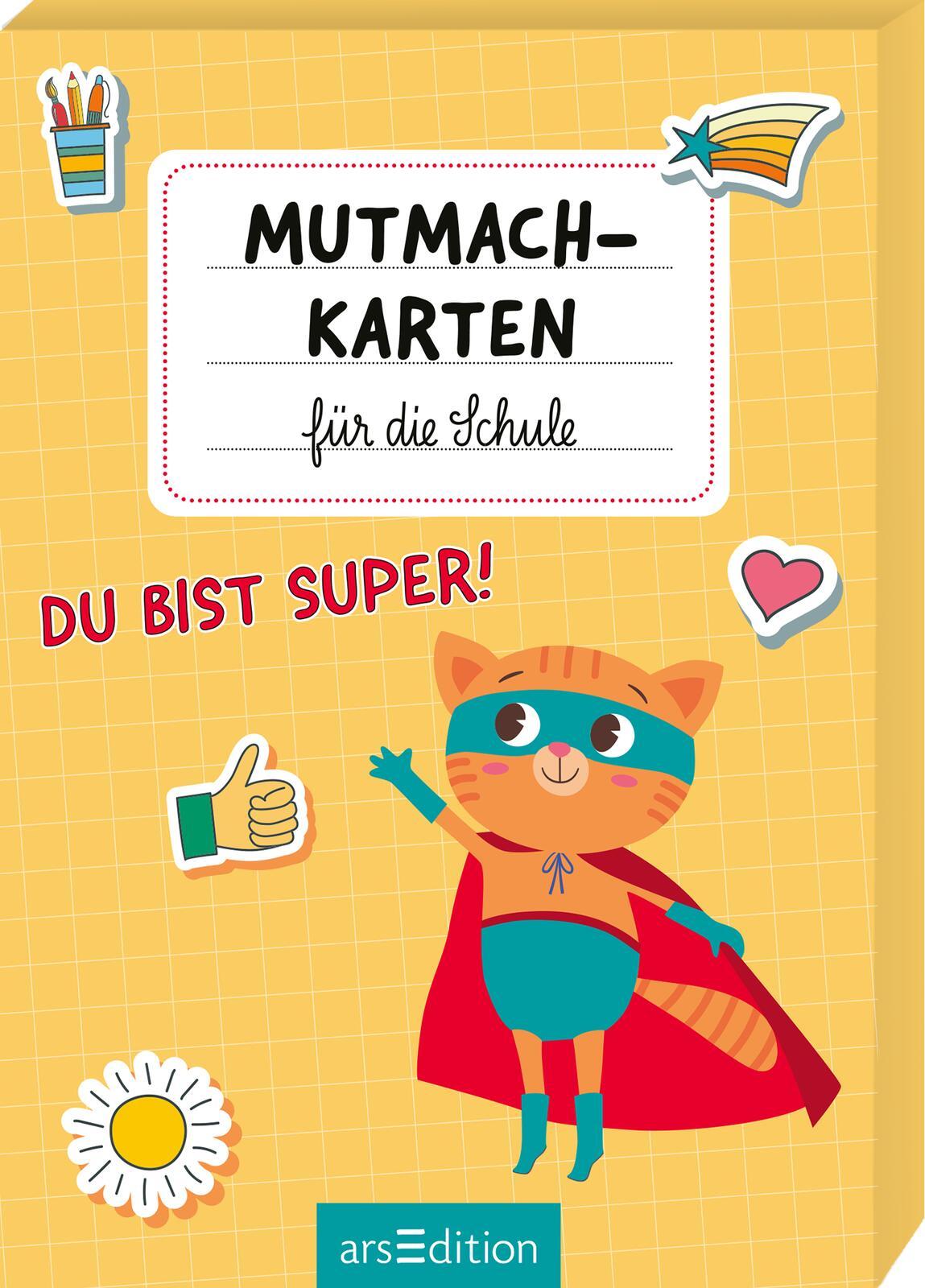 Vorderes Coverbild Mutmachkarten für die Schule