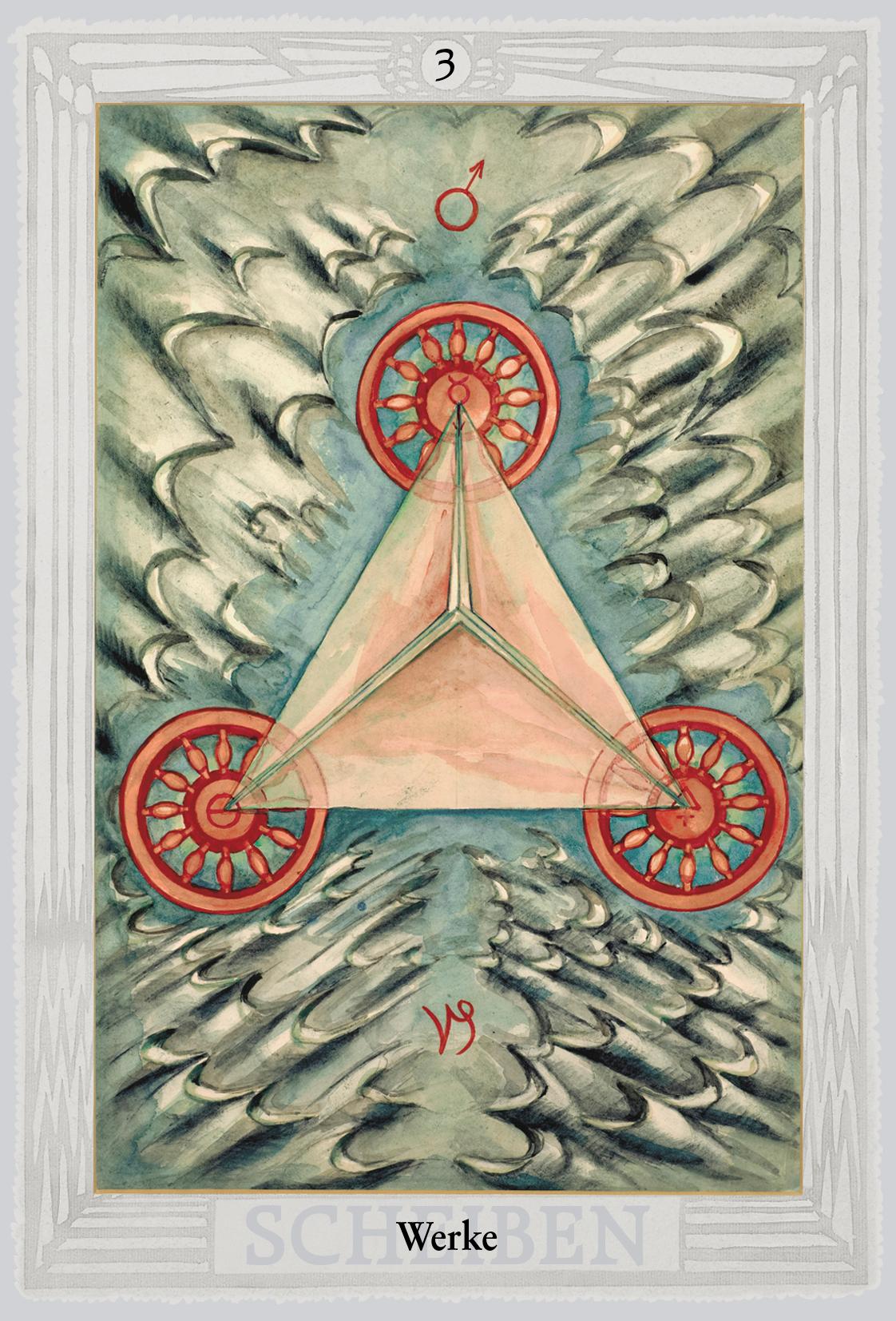 Beispielinhalt (Bild) Aleister Crowley Thoth Tarot (Deluxe Ausgabe, Deutsch, DE)