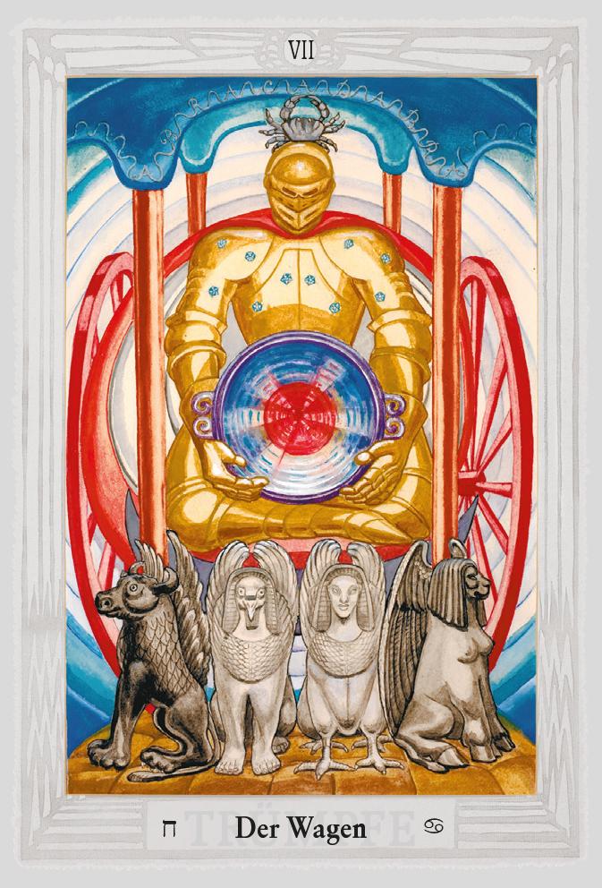 Beispielinhalt (Bild) Aleister Crowley Thoth Tarot (Deluxe Ausgabe, Deutsch, DE)