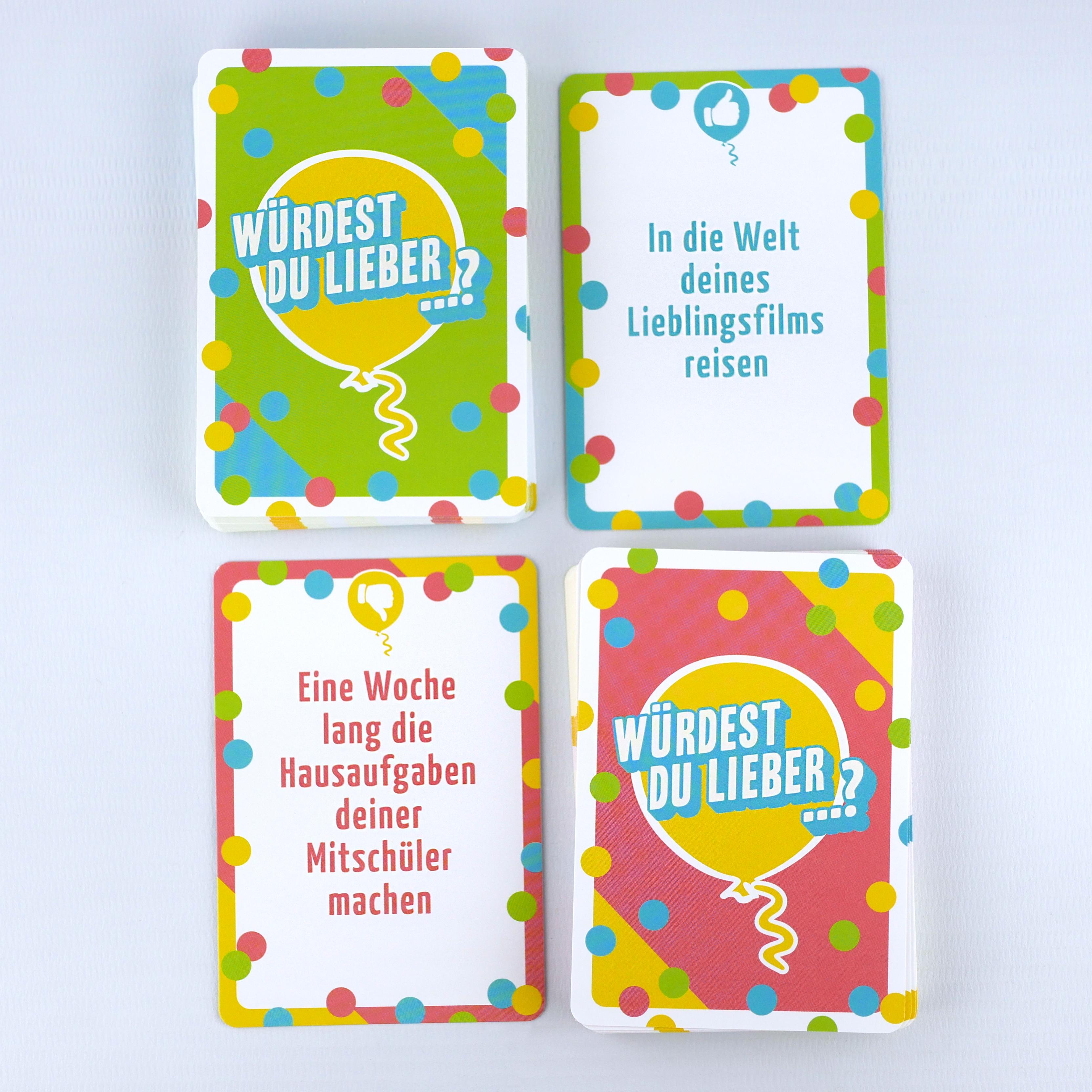 Beispielinhalt (Bild) Würdest du lieber ...? - Die verrückte Edition für Kinder